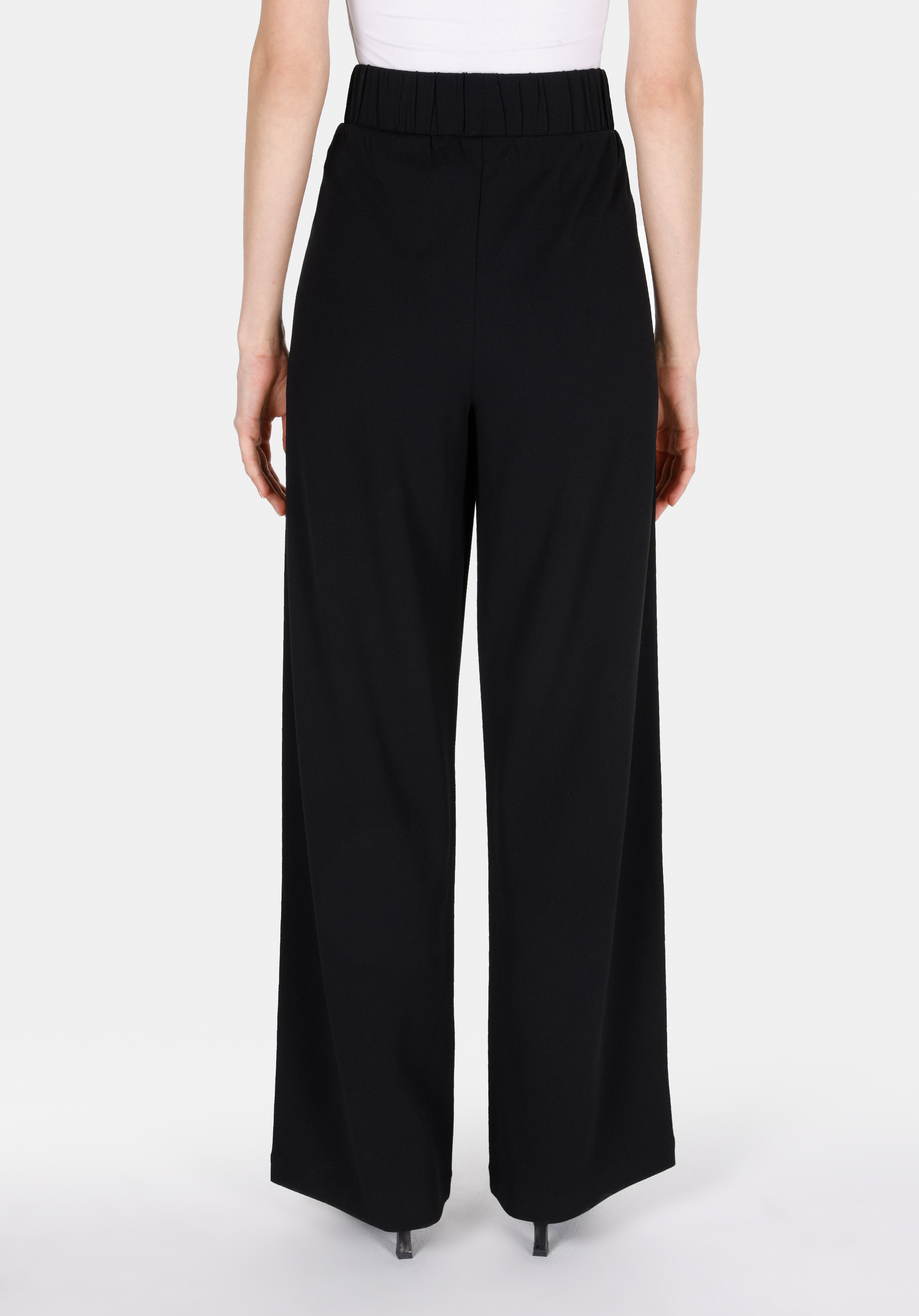 Regular Fit Orta Bel Düz Kadın Siyah Eşofman Altı