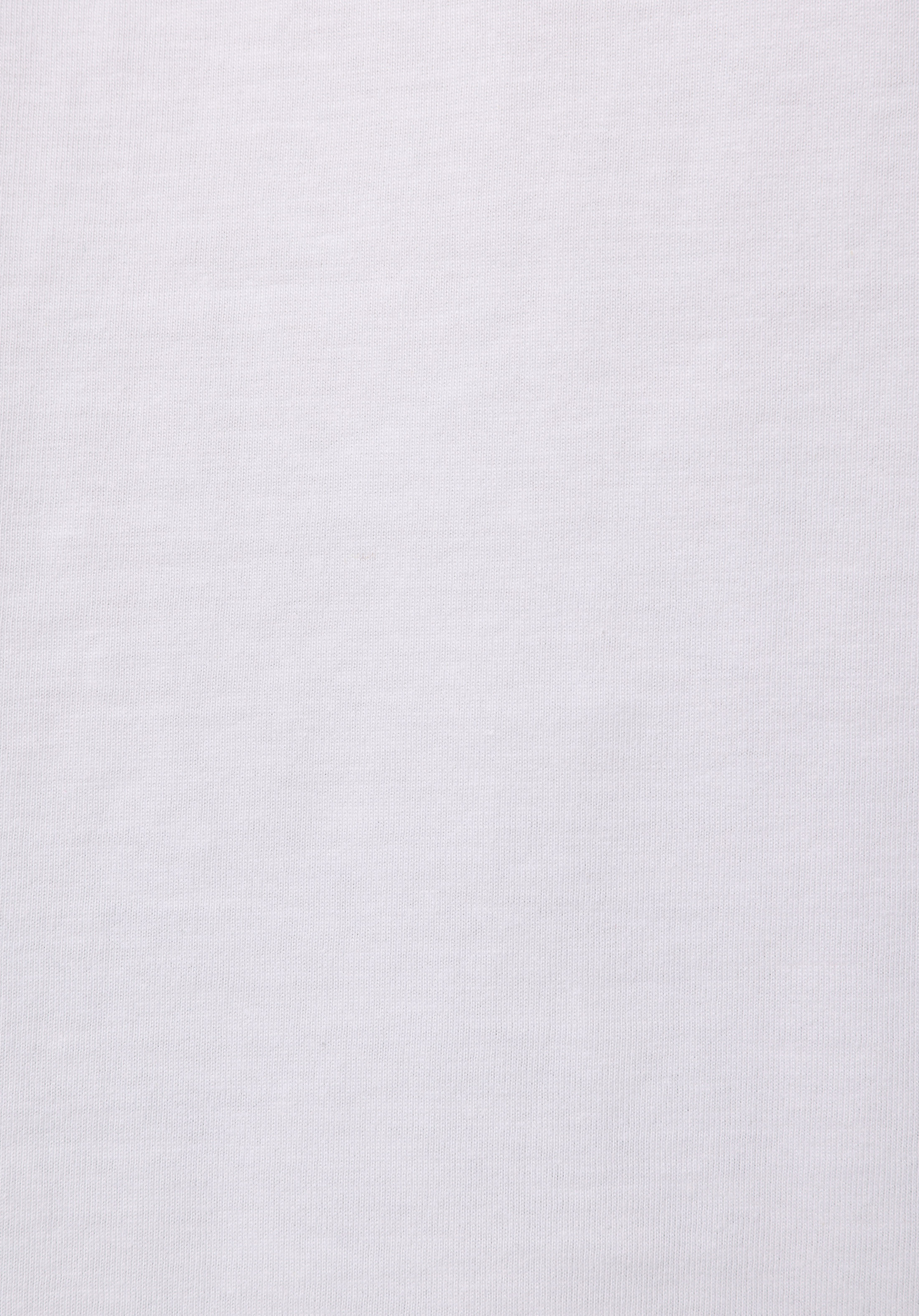 Regular Fit Yuvarlak Yaka Baskılı Kadın Beyaz Kısa Kol Tişört