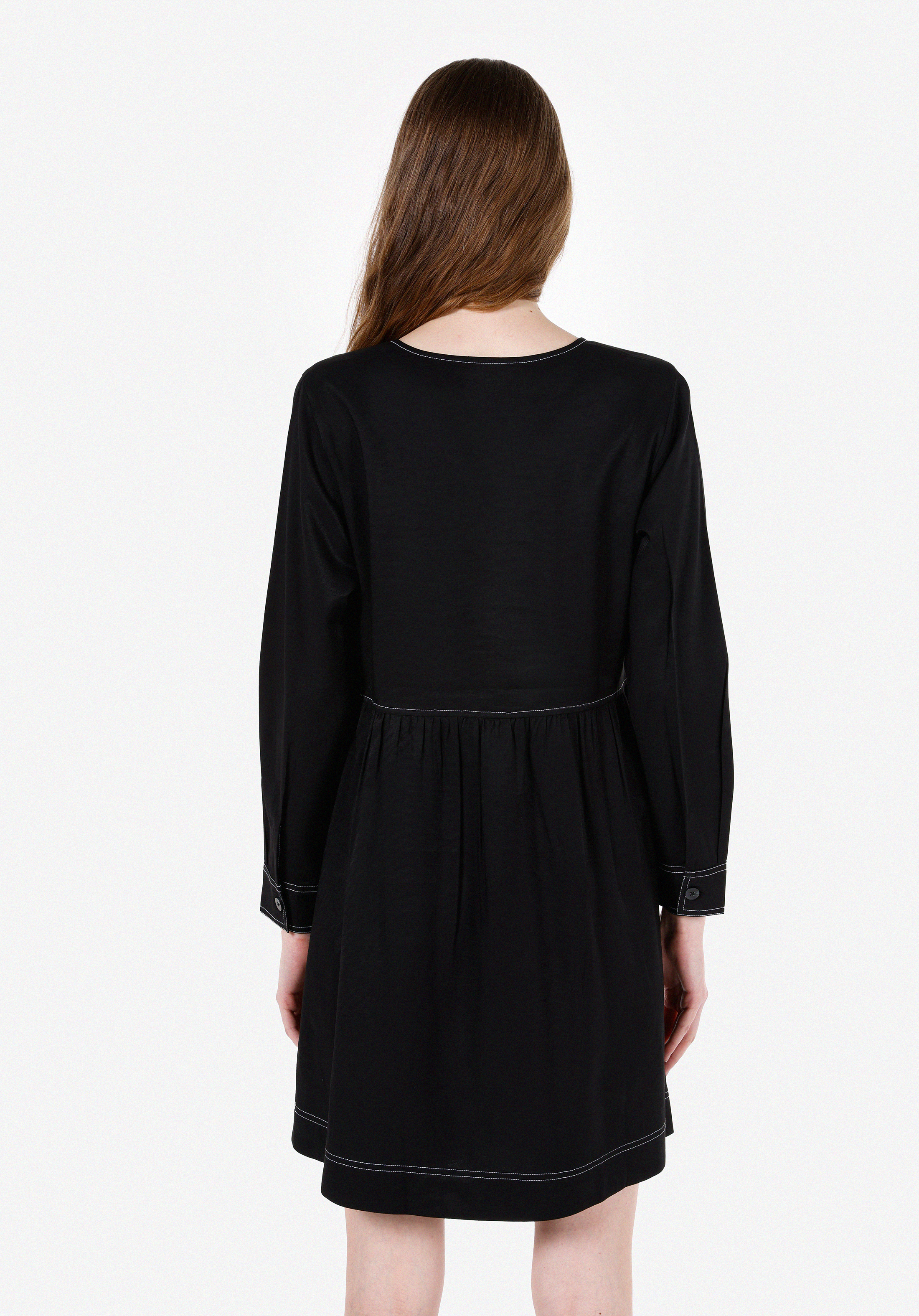 Regular Fit  Kadın Siyah  Elbise