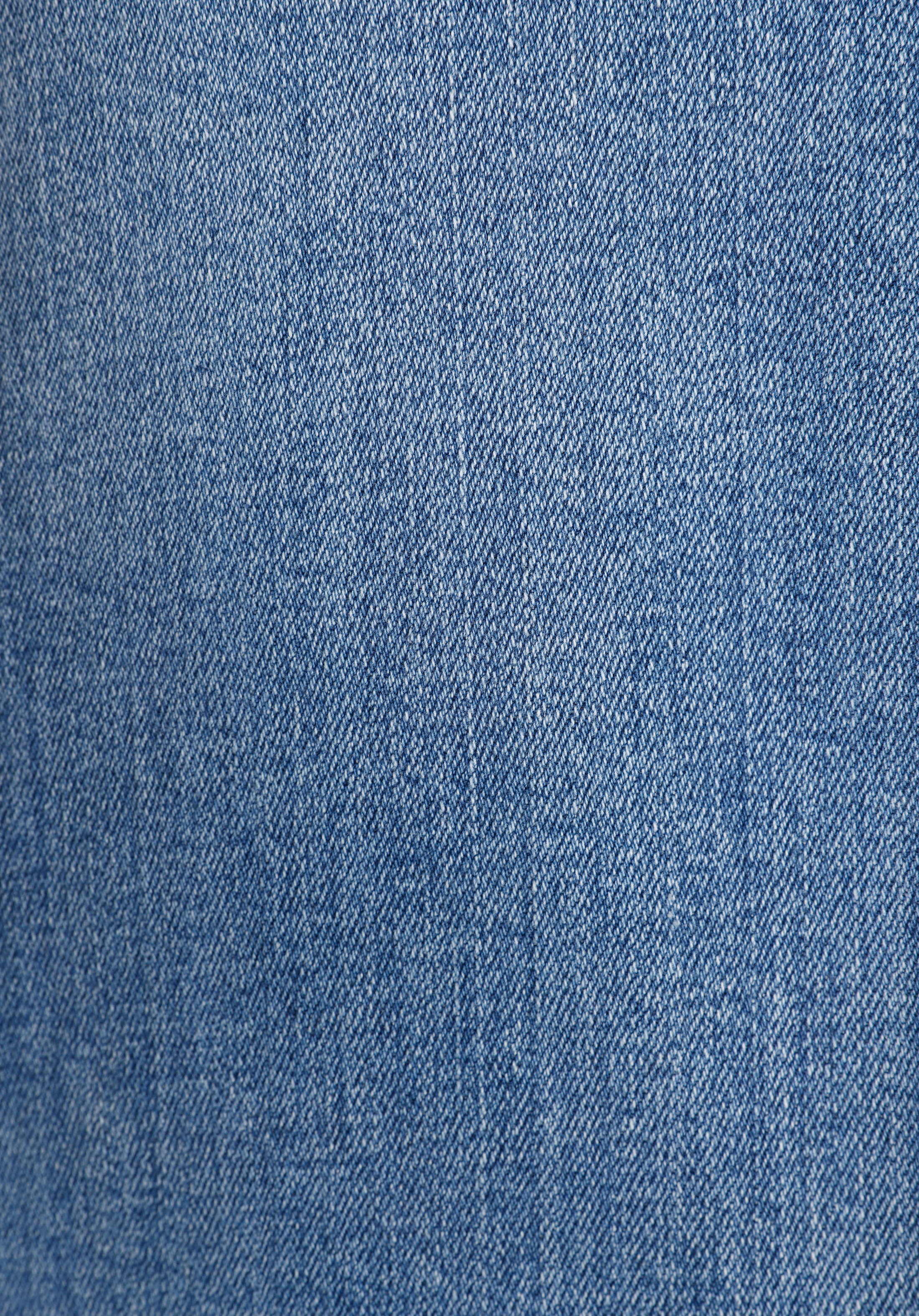 Straight Fit Düşük Bel Düz Paça Erkek Mid İndigo Denim Jean Pantolon