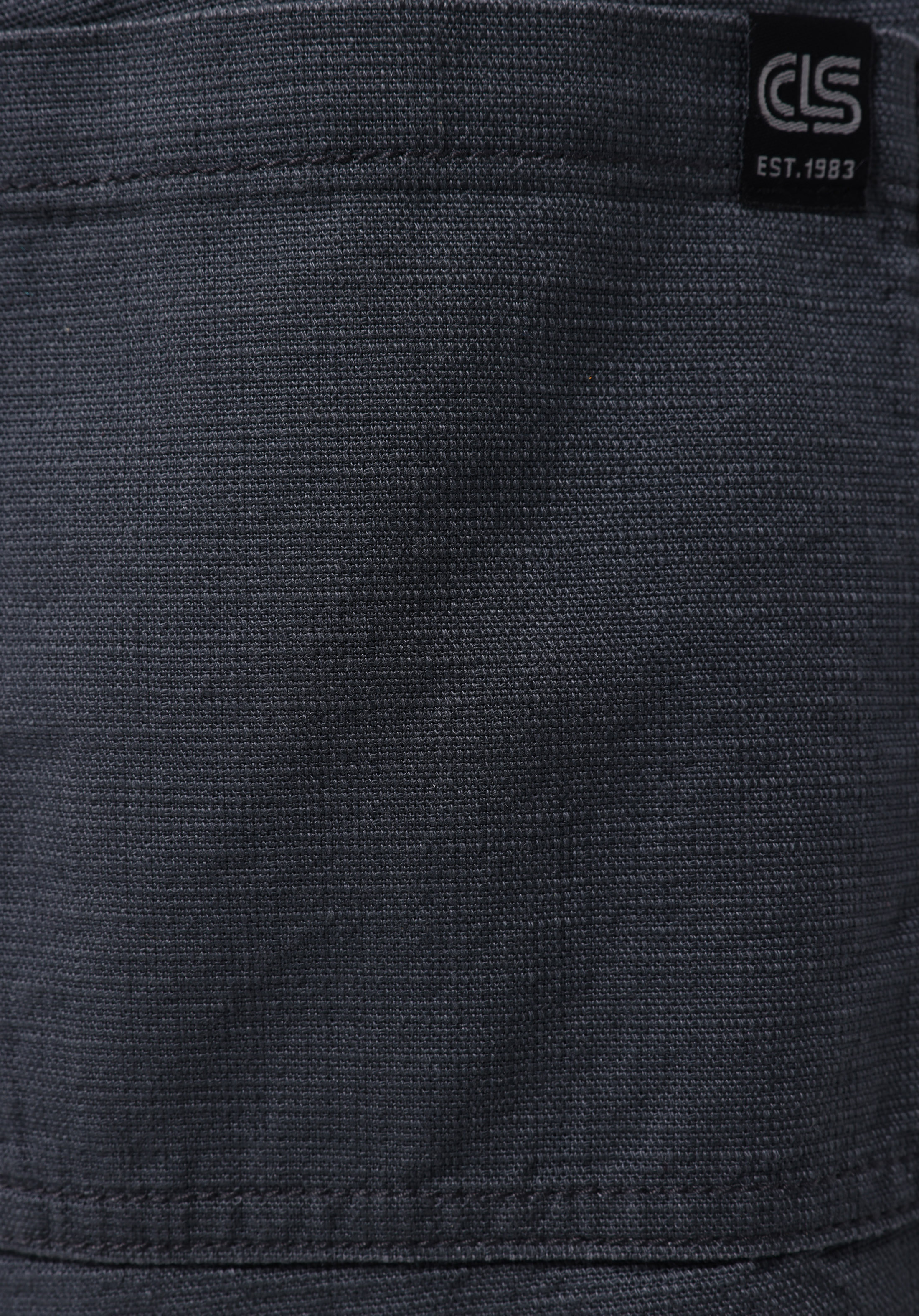 Regular Fit Orta Bel Düz Erkek Antrasit Şort