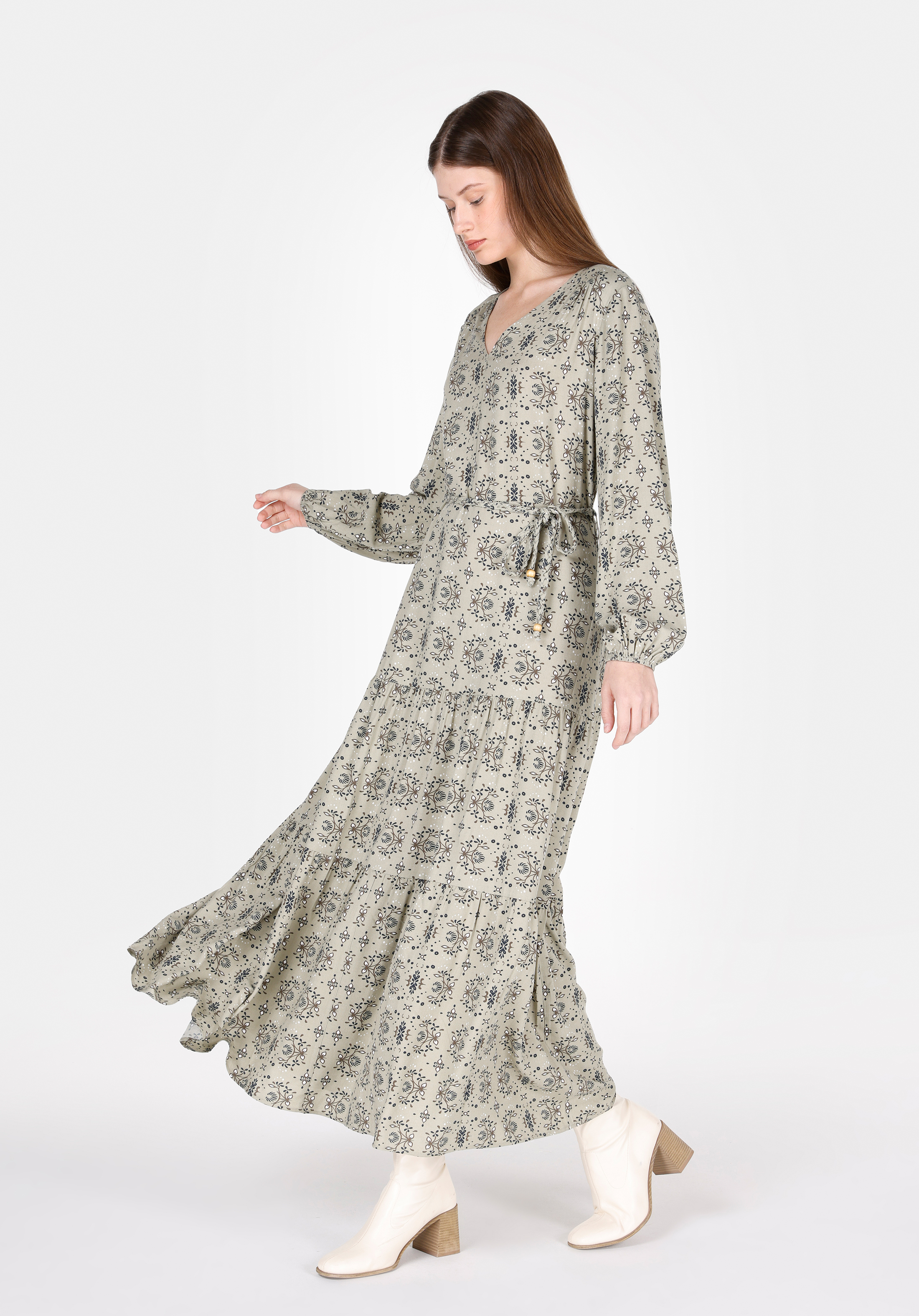 Regular Fit  Kadın Çok Renkli  Elbise