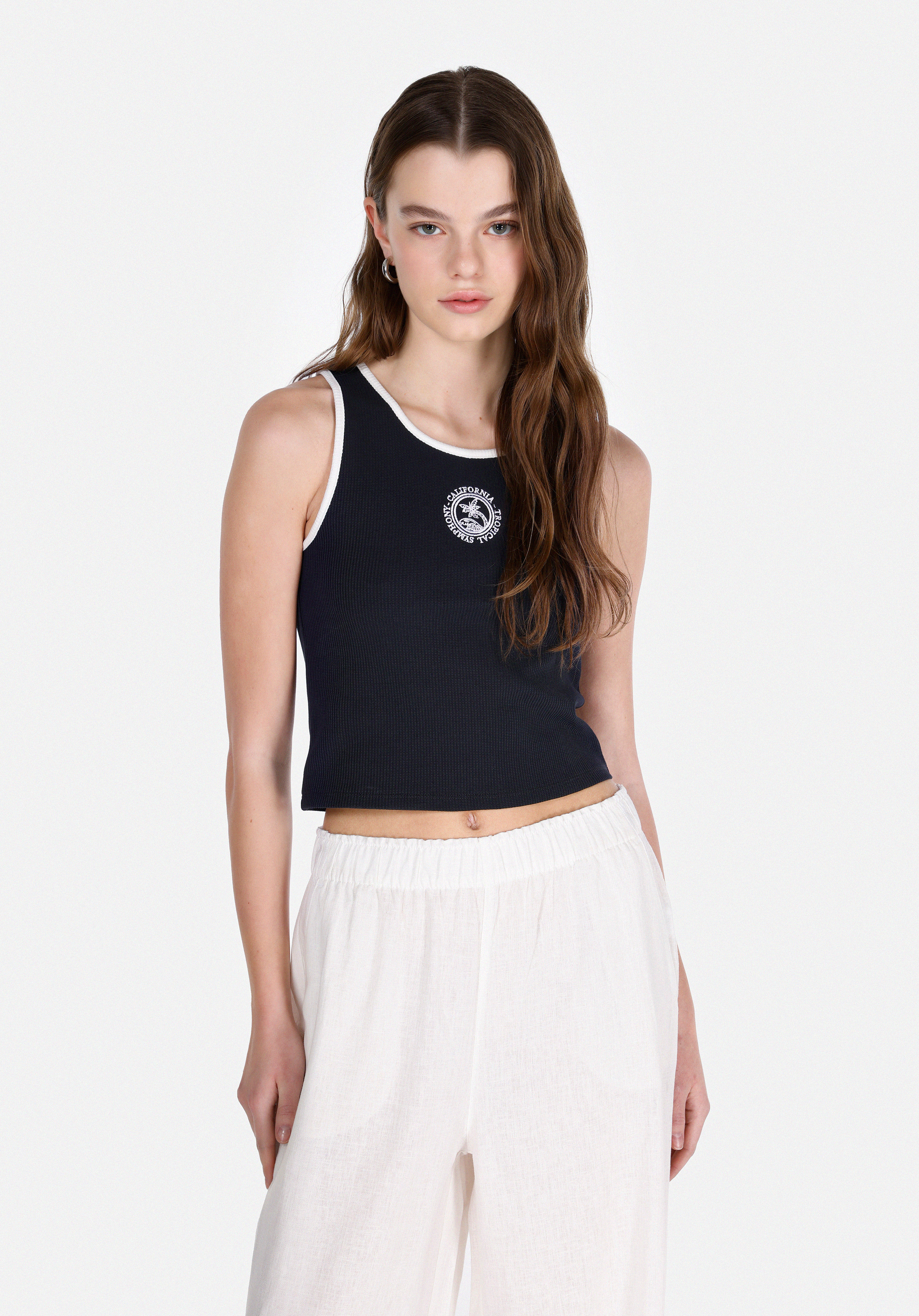 Slim Fit   Kadın Lacivert Atlet