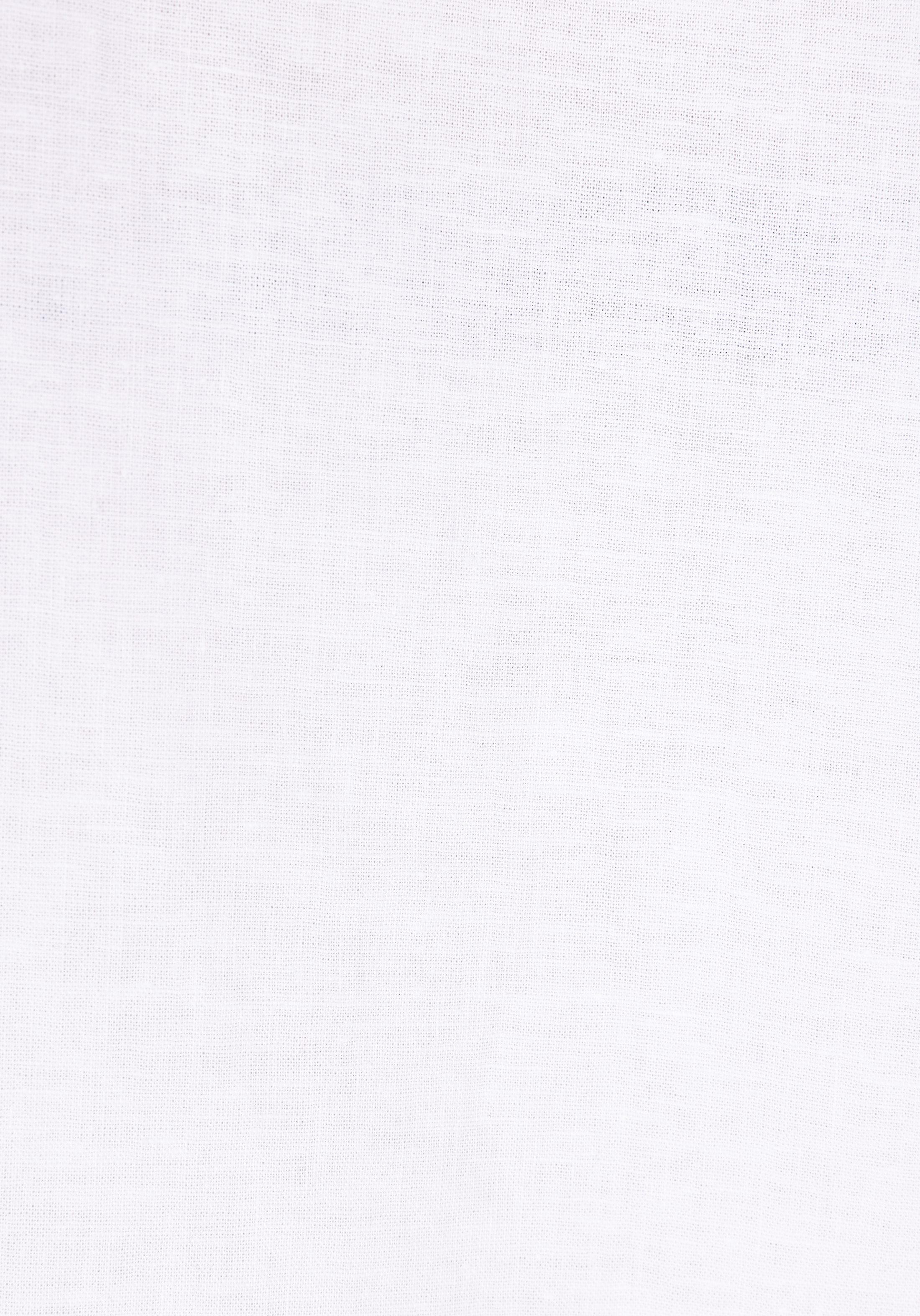 Regular Fit Shirt Neck Düz Erkek Beyaz Uzun Kol Gömlek