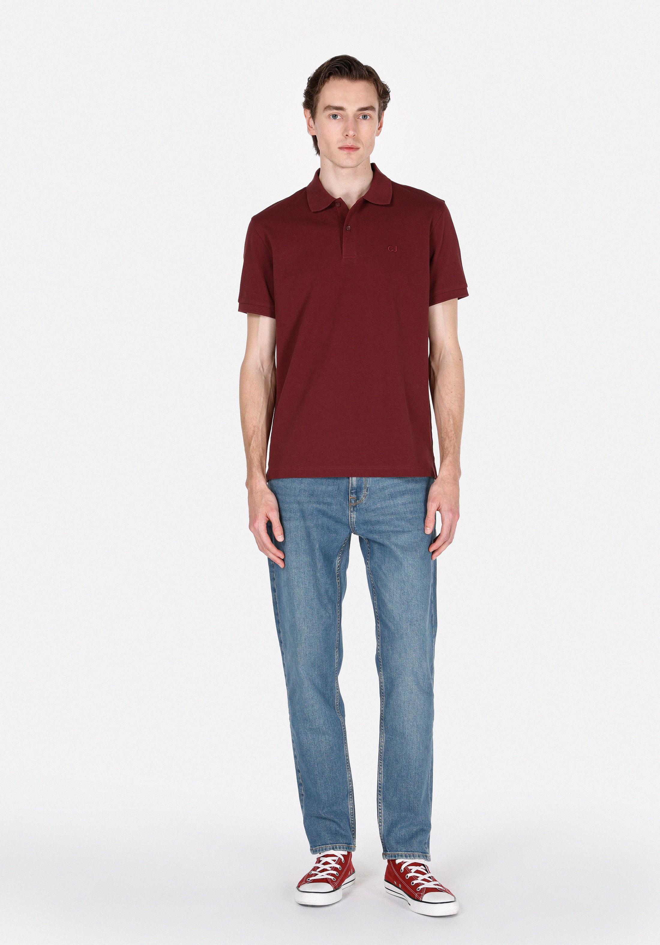 Regular Fit   Erkek Green Cast Denim Jean Pantolon