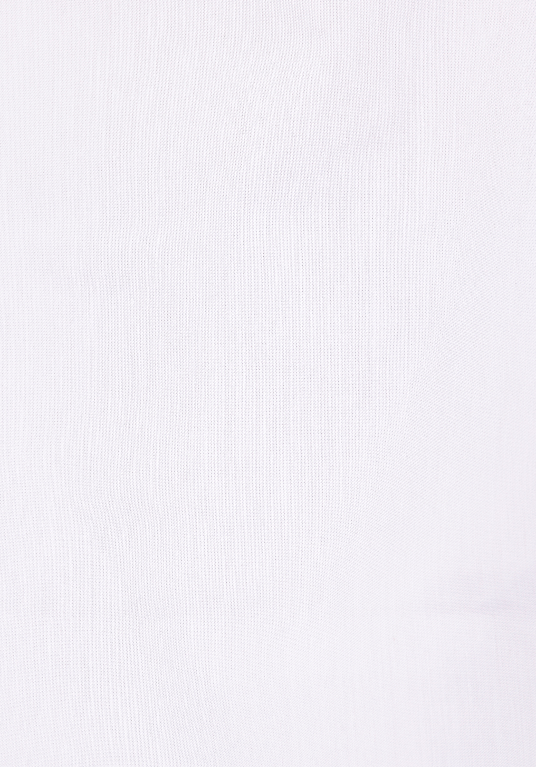 Slim Fit Shirt Neck Düz Kadın Beyaz Uzun Kol Gömlek