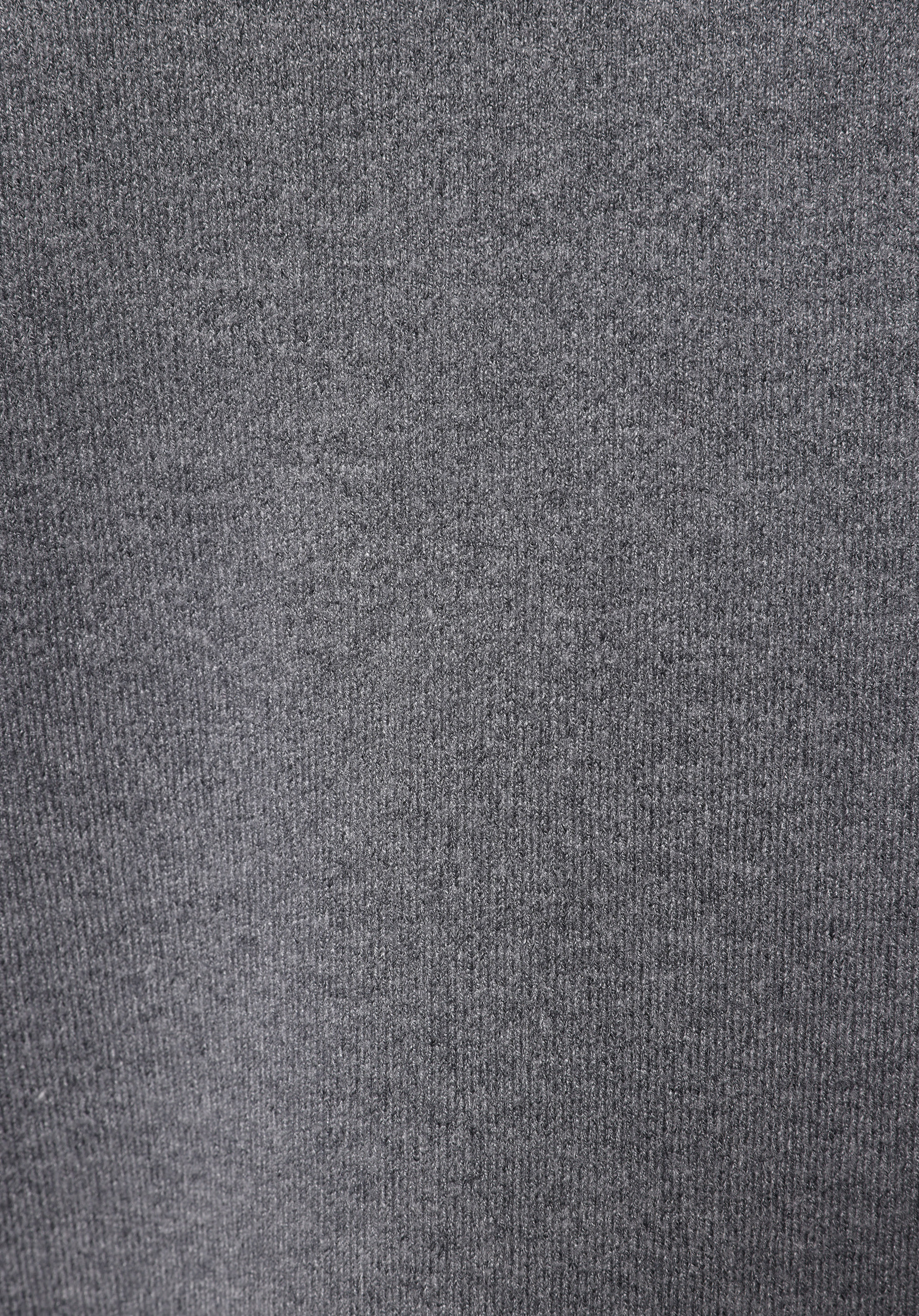 Regular Fit Polo Yaka Jakarlı Erkek Gri Kazak