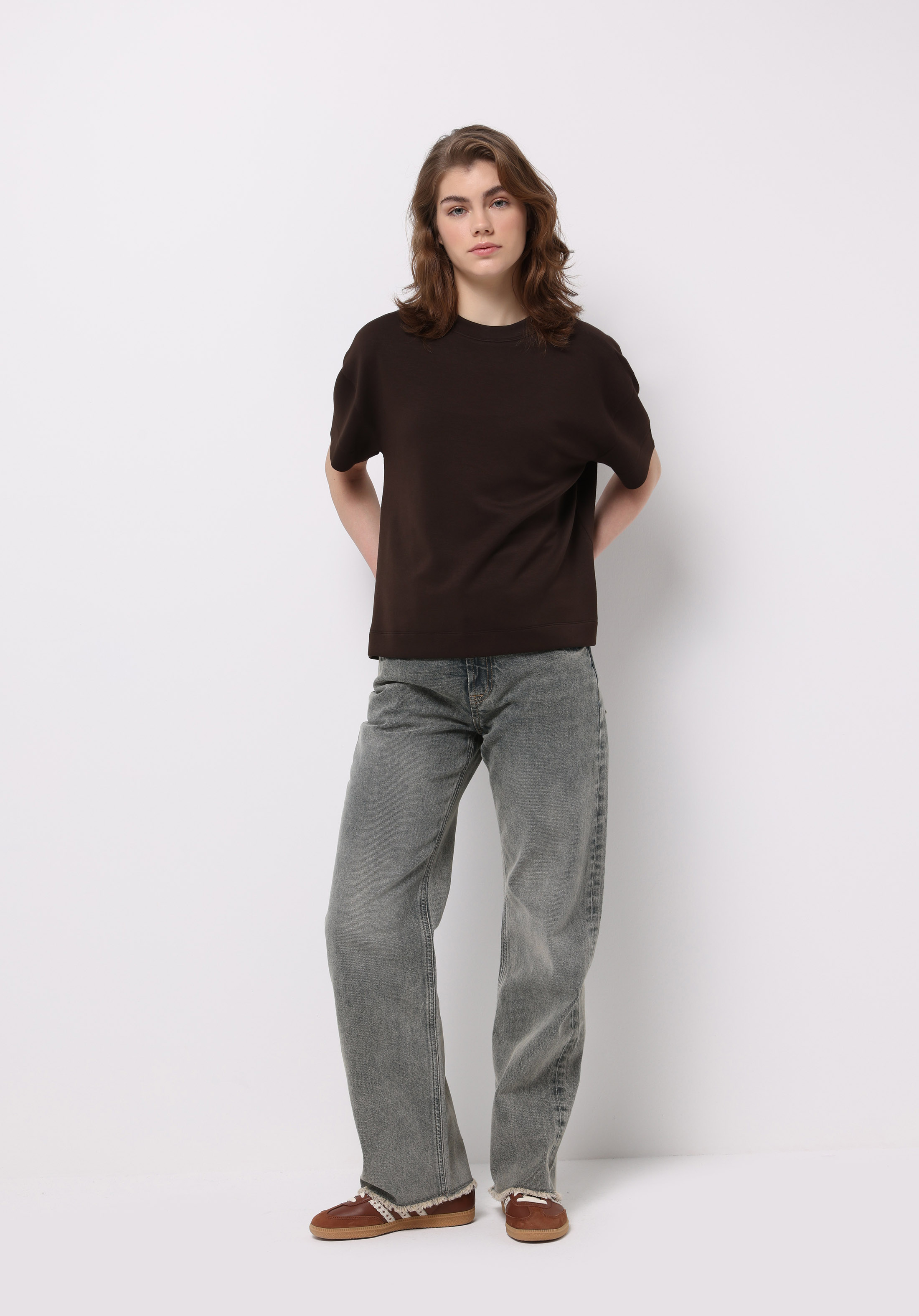 Straight Fit   Kadın İndigo Jean Pantolon