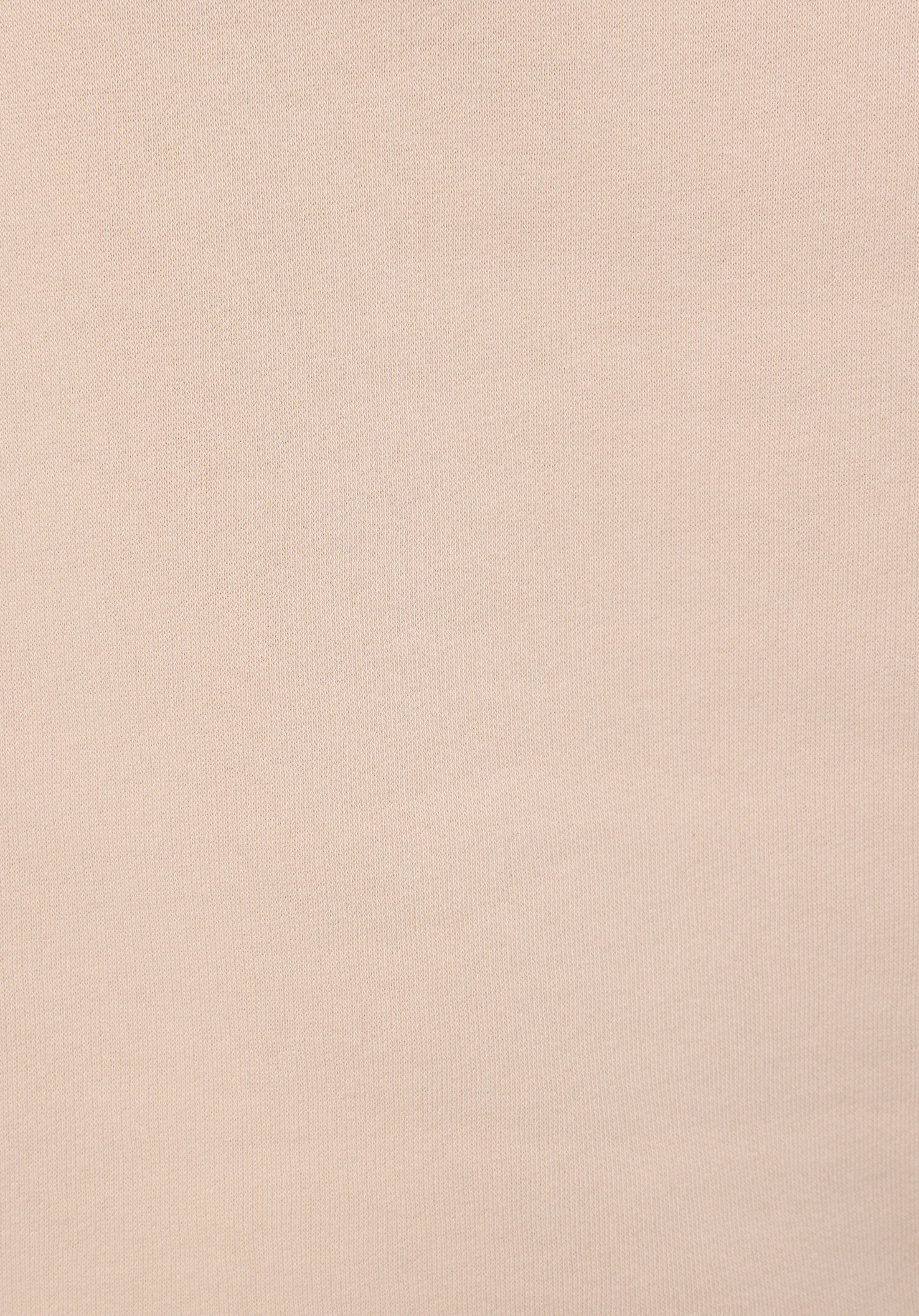 Regular Fit Kapüşonlu Düz Kadın Bej Sweatshirt