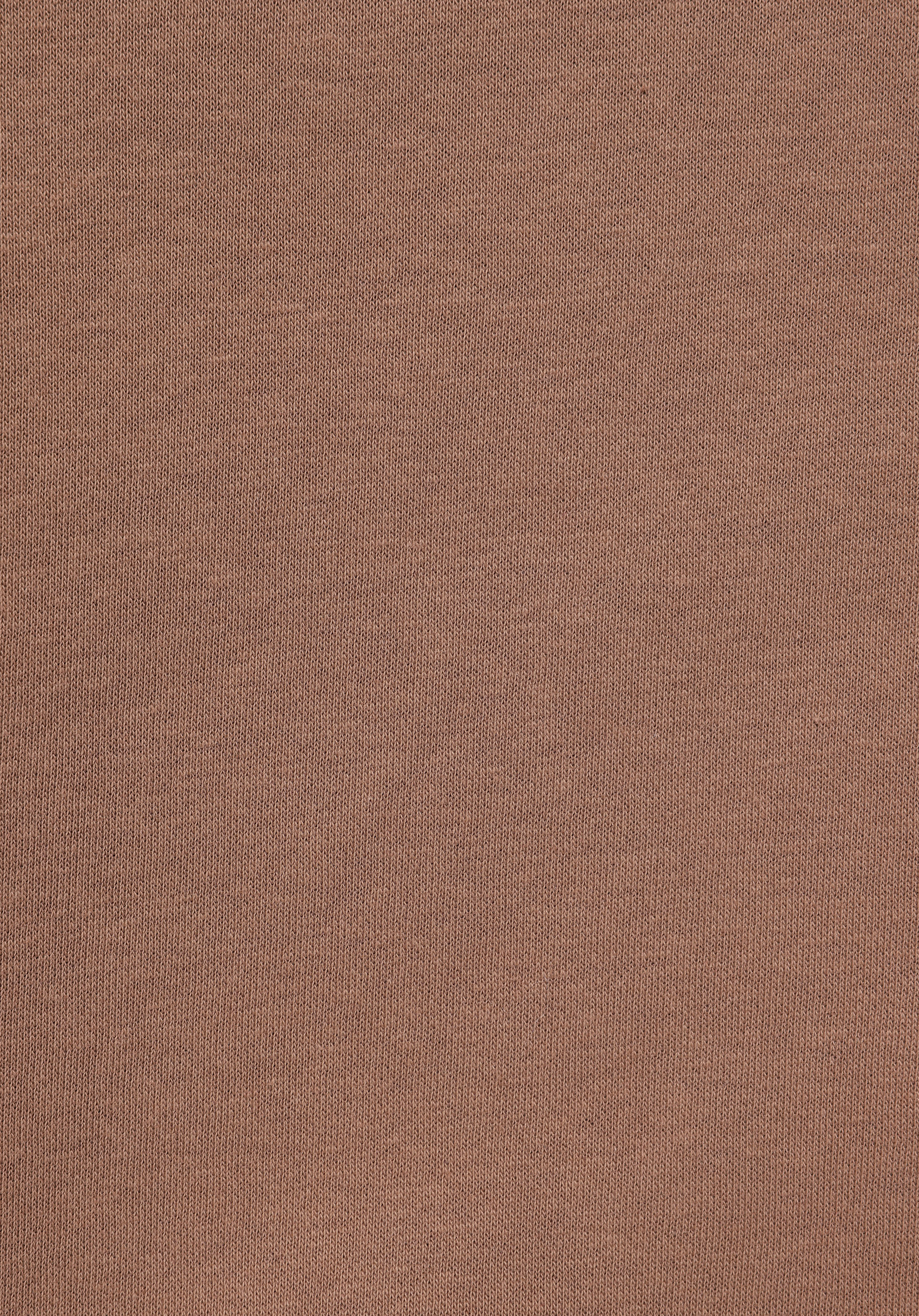 Relax Fit Dik Yaka Düz Kadın Bej Sweatshirt