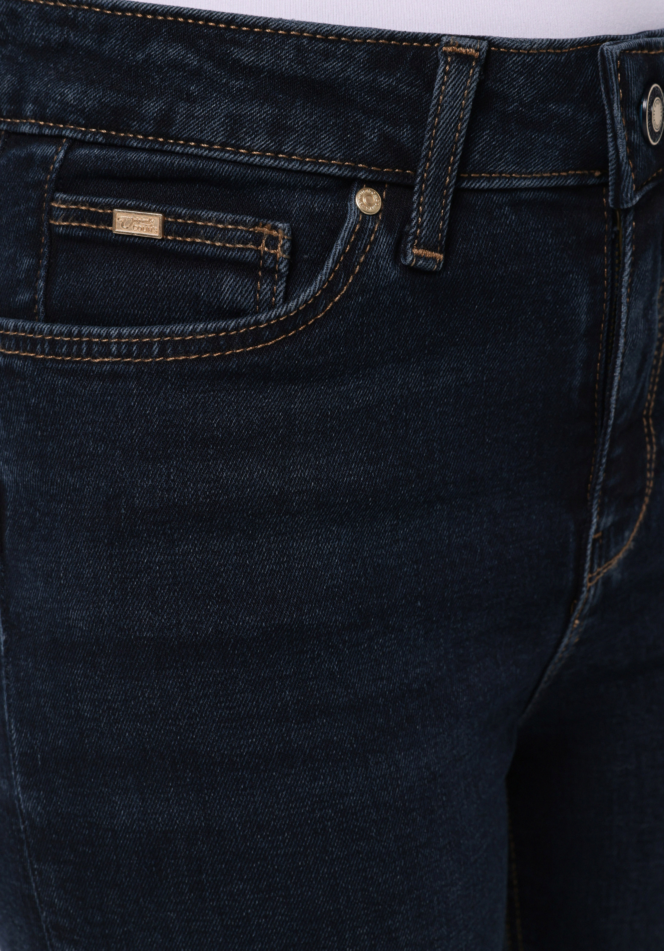 Slim Fit  Dar Paça Kadın Koyu İndigo Jean Pantolon