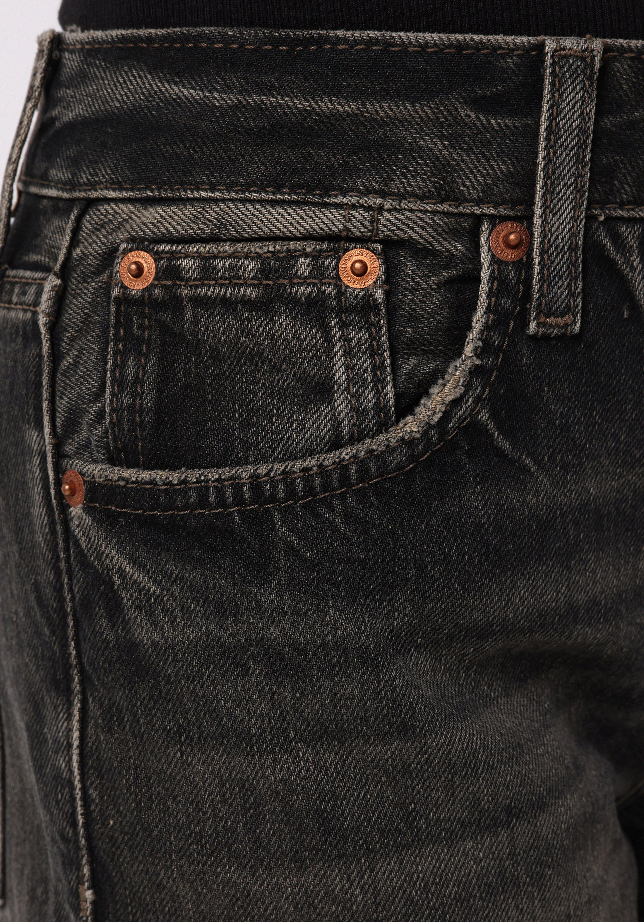 Straight Fit   Kadın Siyah Jean Pantolon