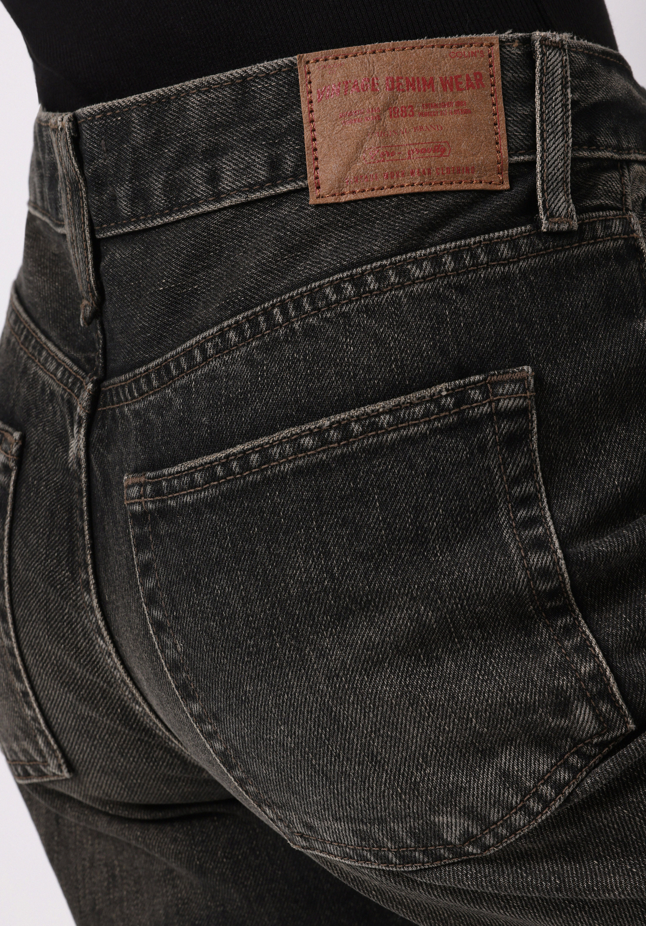 Straight Fit   Kadın Siyah Jean Pantolon