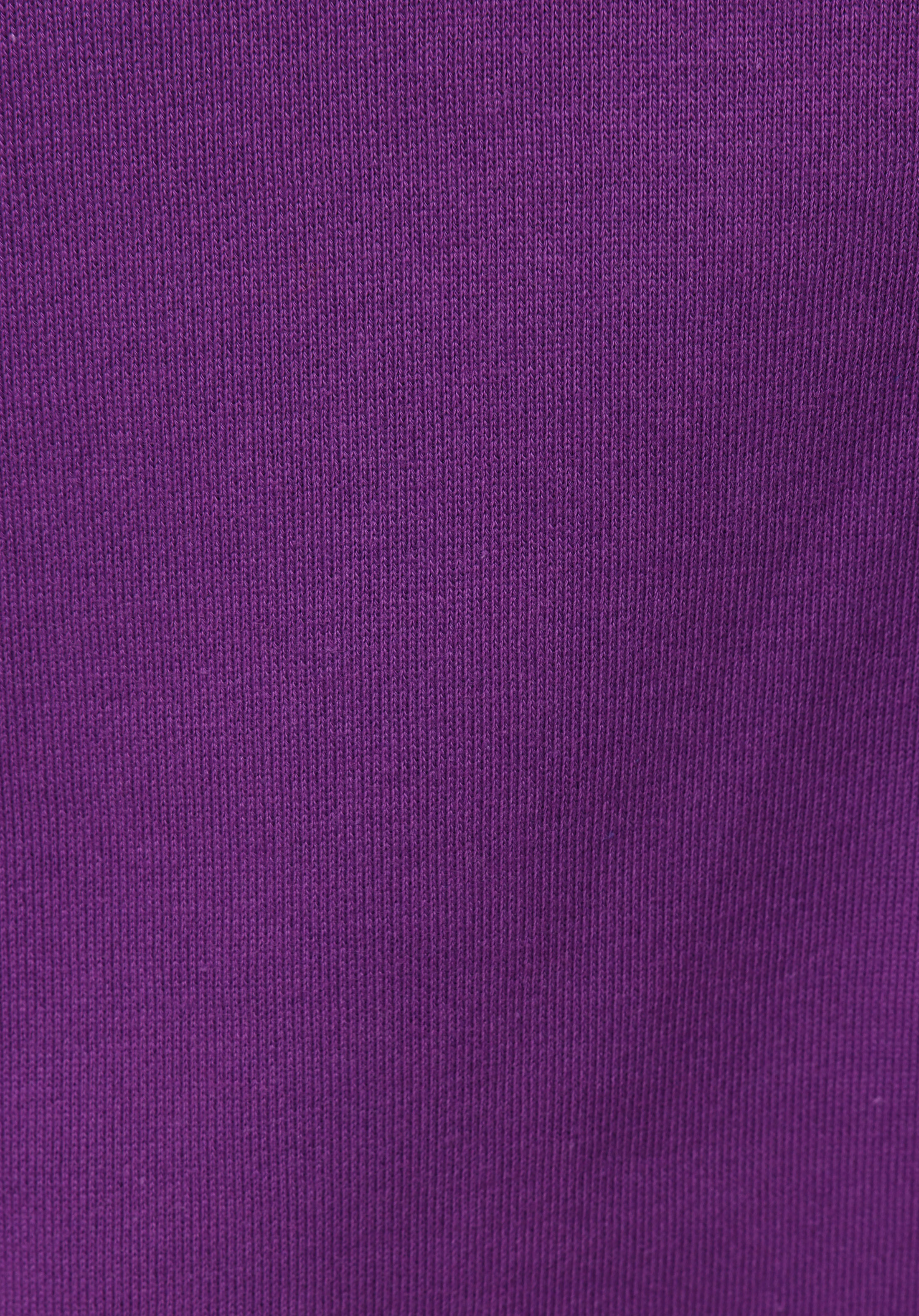 Regular Fit Yuvarlak Yaka Baskılı Kadın Mor Sweatshirt