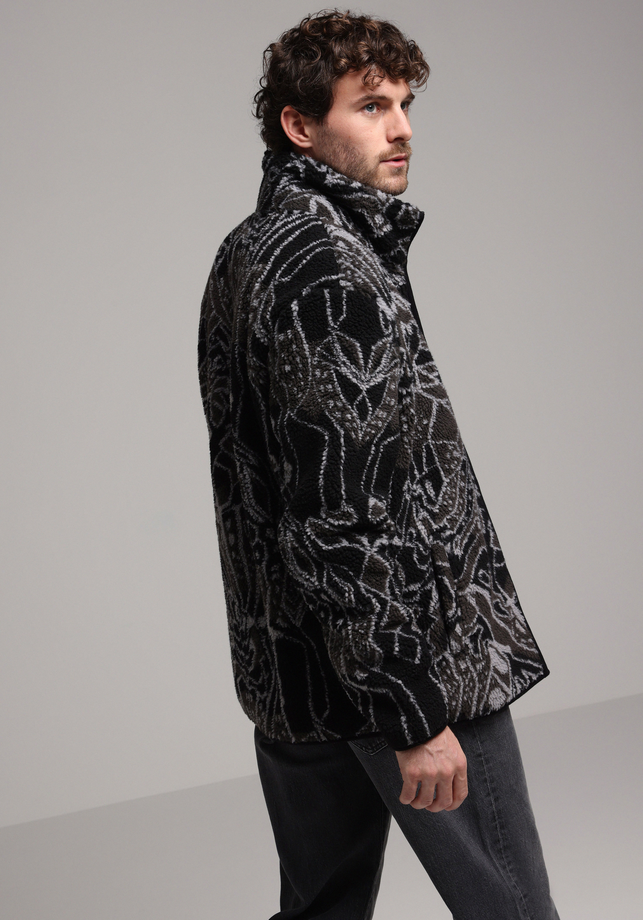 Comfort Fit    Erkek Siyah Ceket