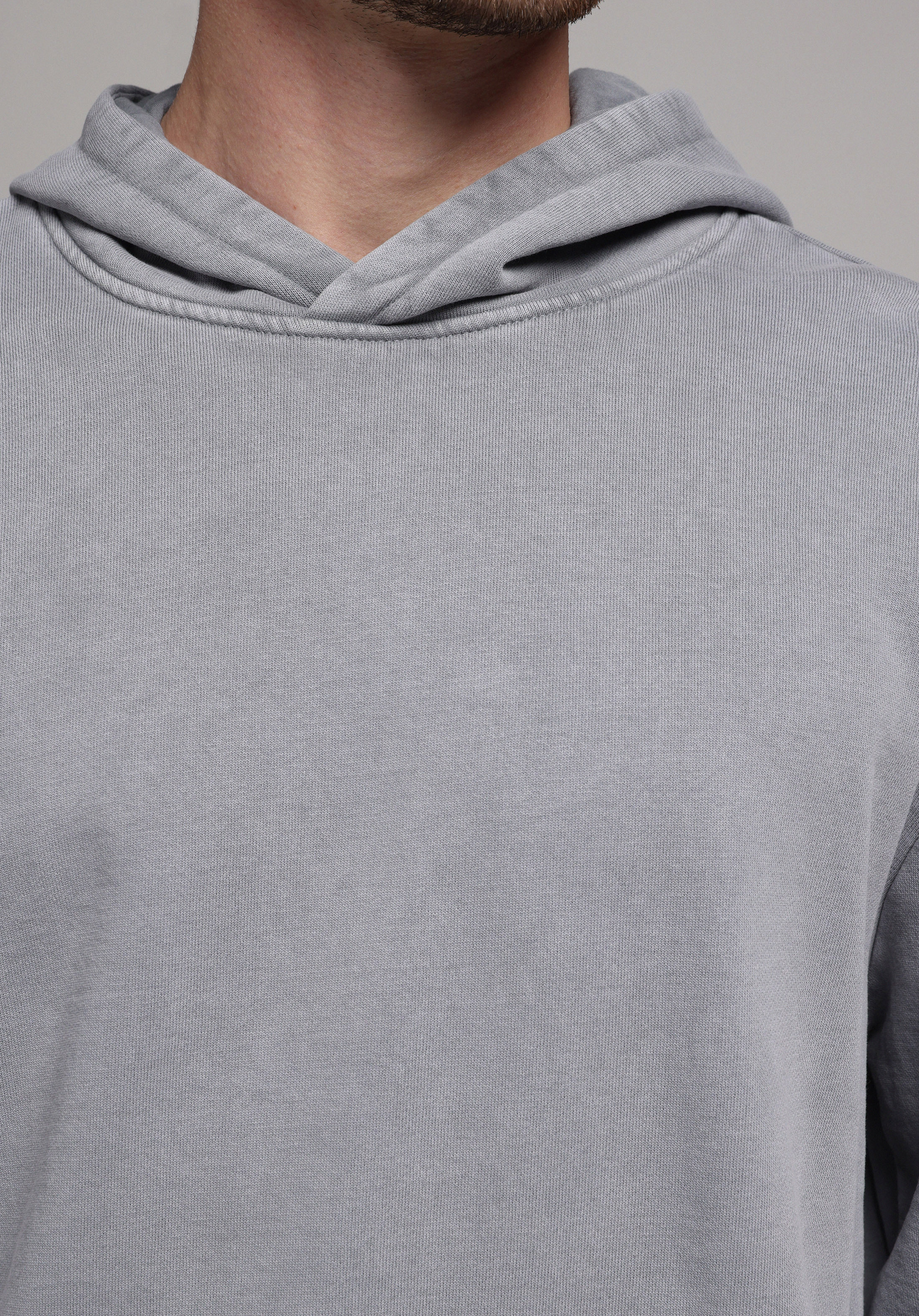 Comfort Fit   Erkek Gri Sweatshirt