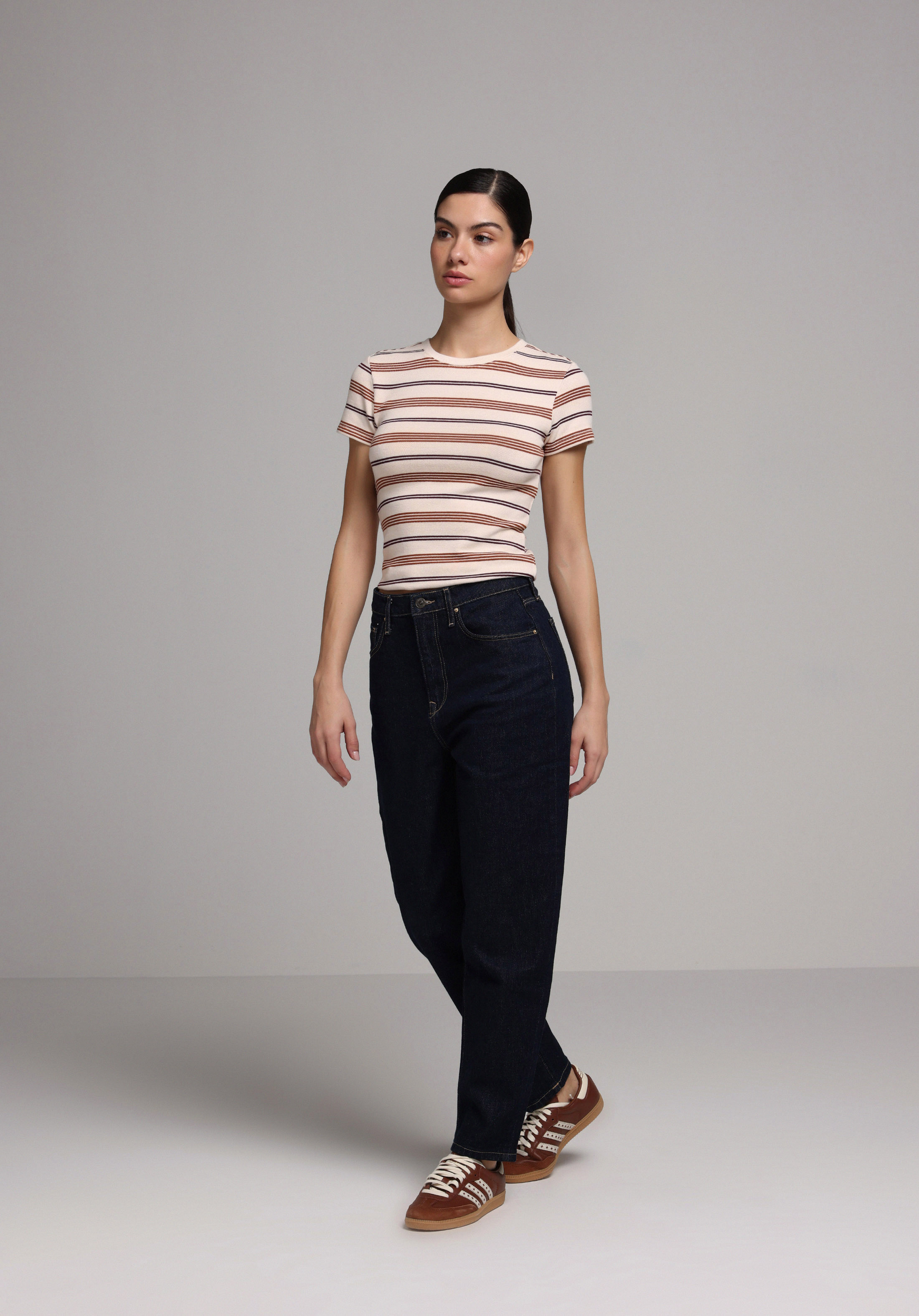 Mom Fit   Kadın Koyu İndigo Jean Pantolon