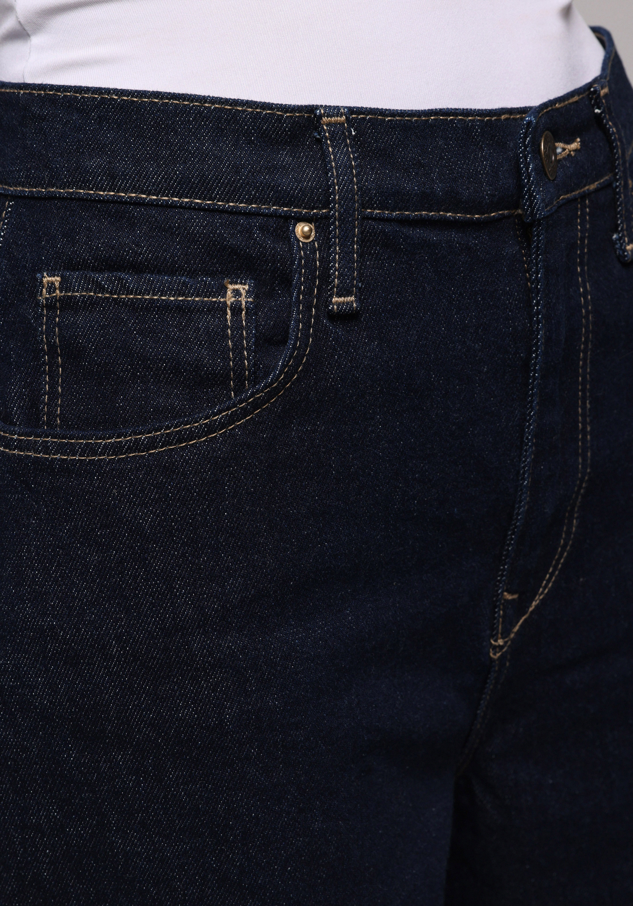 Mom Fit   Kadın Koyu İndigo Jean Pantolon