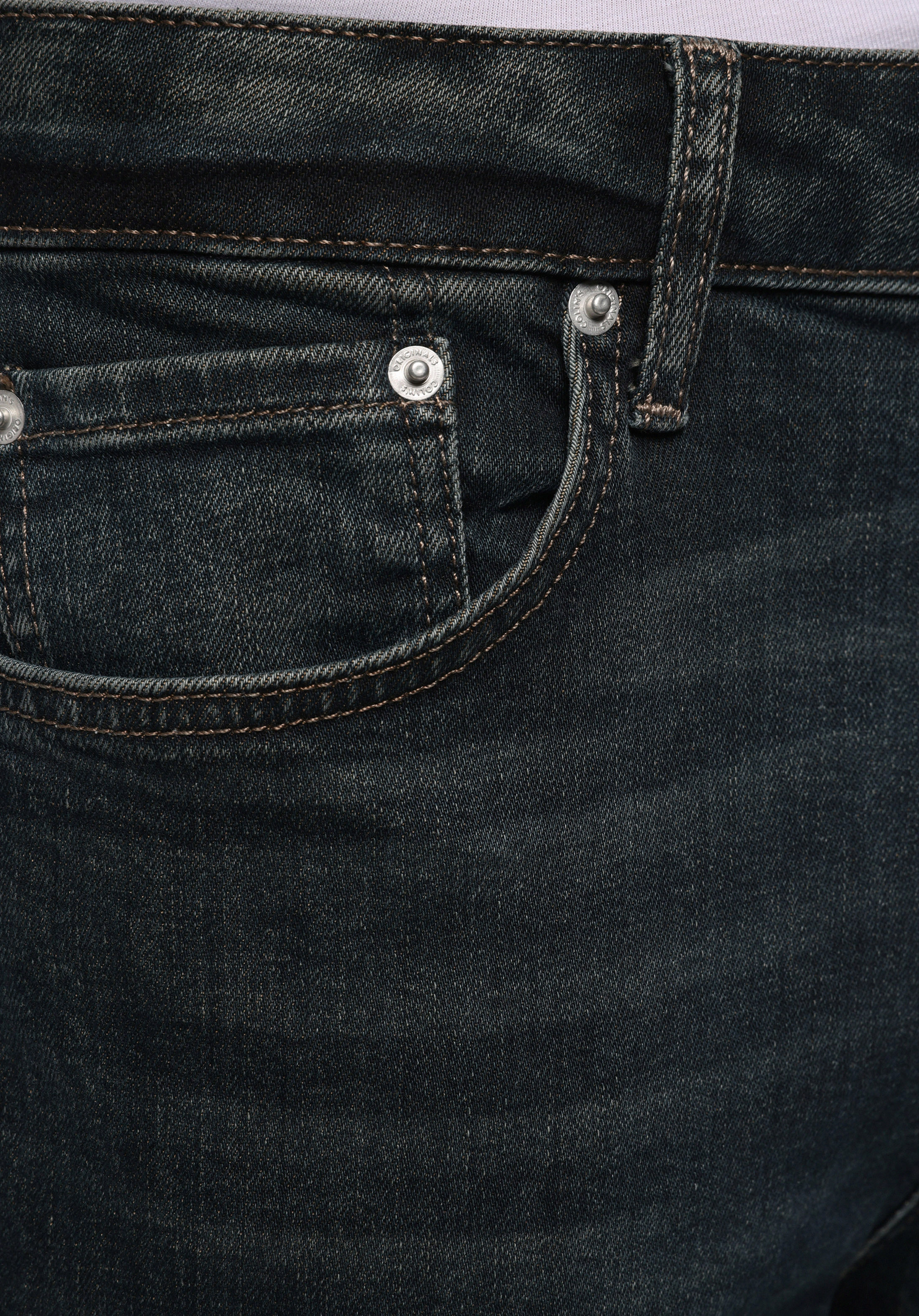 Loose Straight Fit   Erkek Koyu İndigo Jean Pantolon