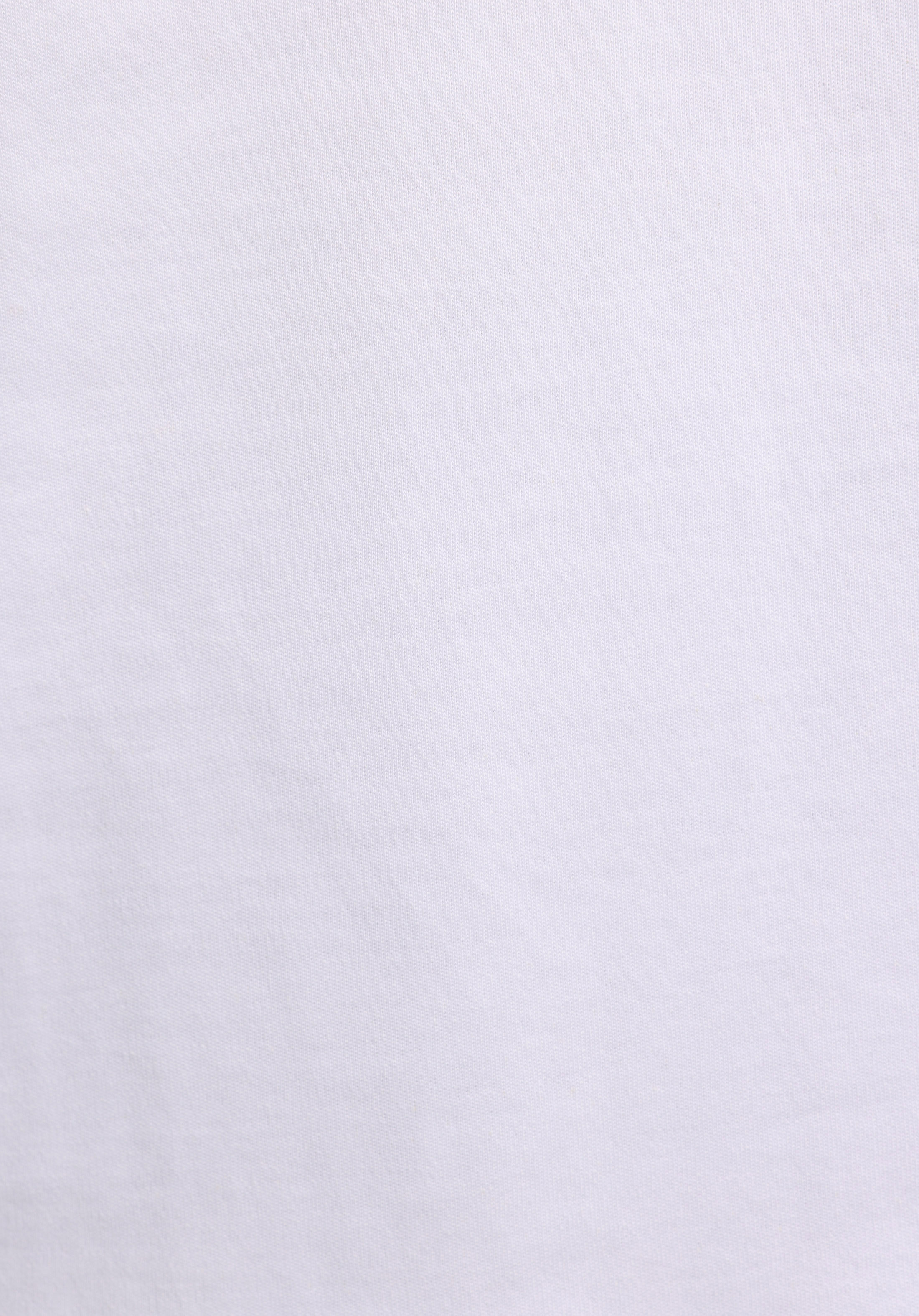 Boxy Fit Yuvarlak Yaka Düz Kadın Beyaz Kısa Kol Tişört