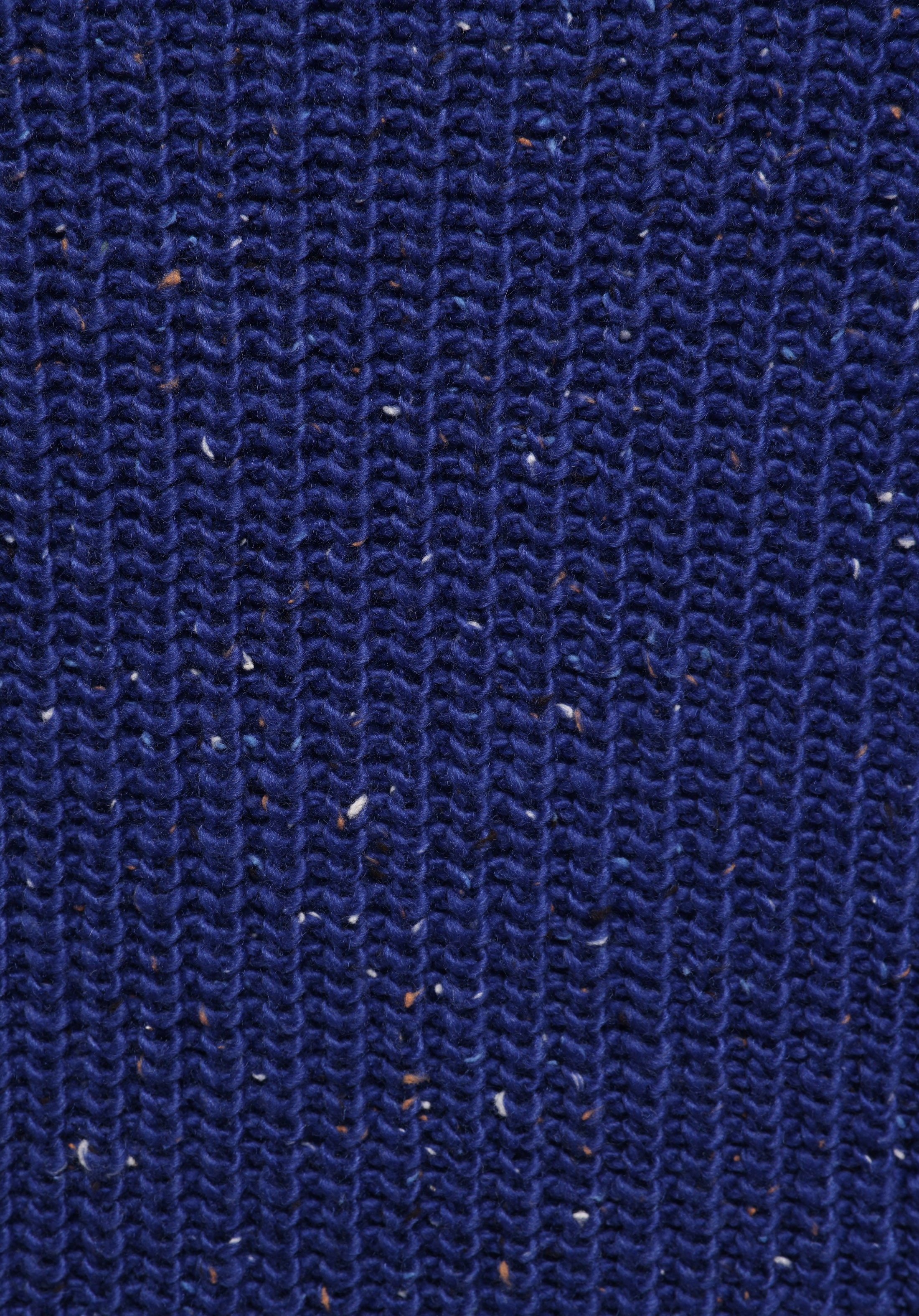 Regular Fit Yuvarlak Yaka Düz Kadın Mavi Kazak