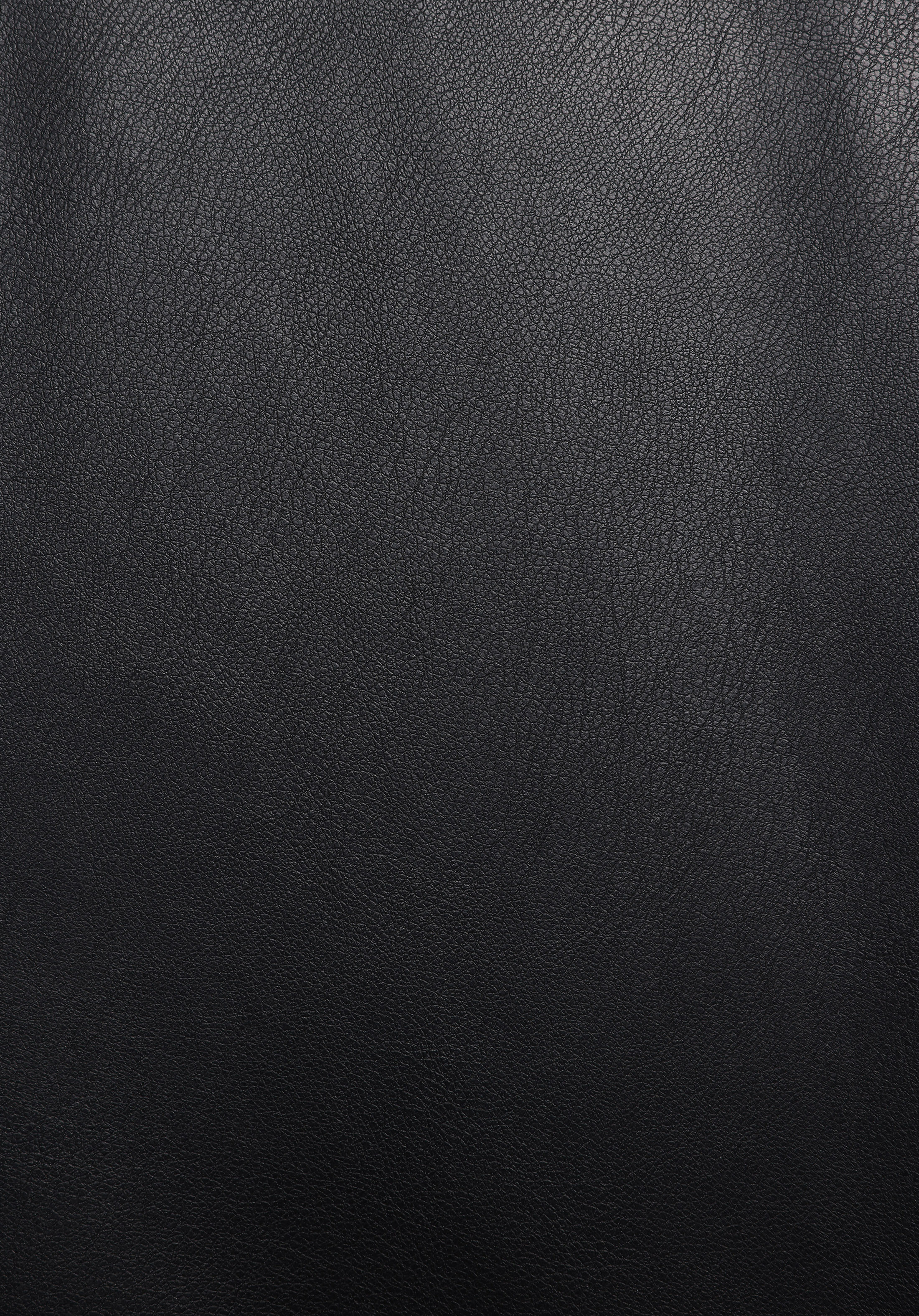 Regular Fit Kapüşonlu Fermuarlı Astarlı Kaplamalı Kadın Siyah Mont Pu