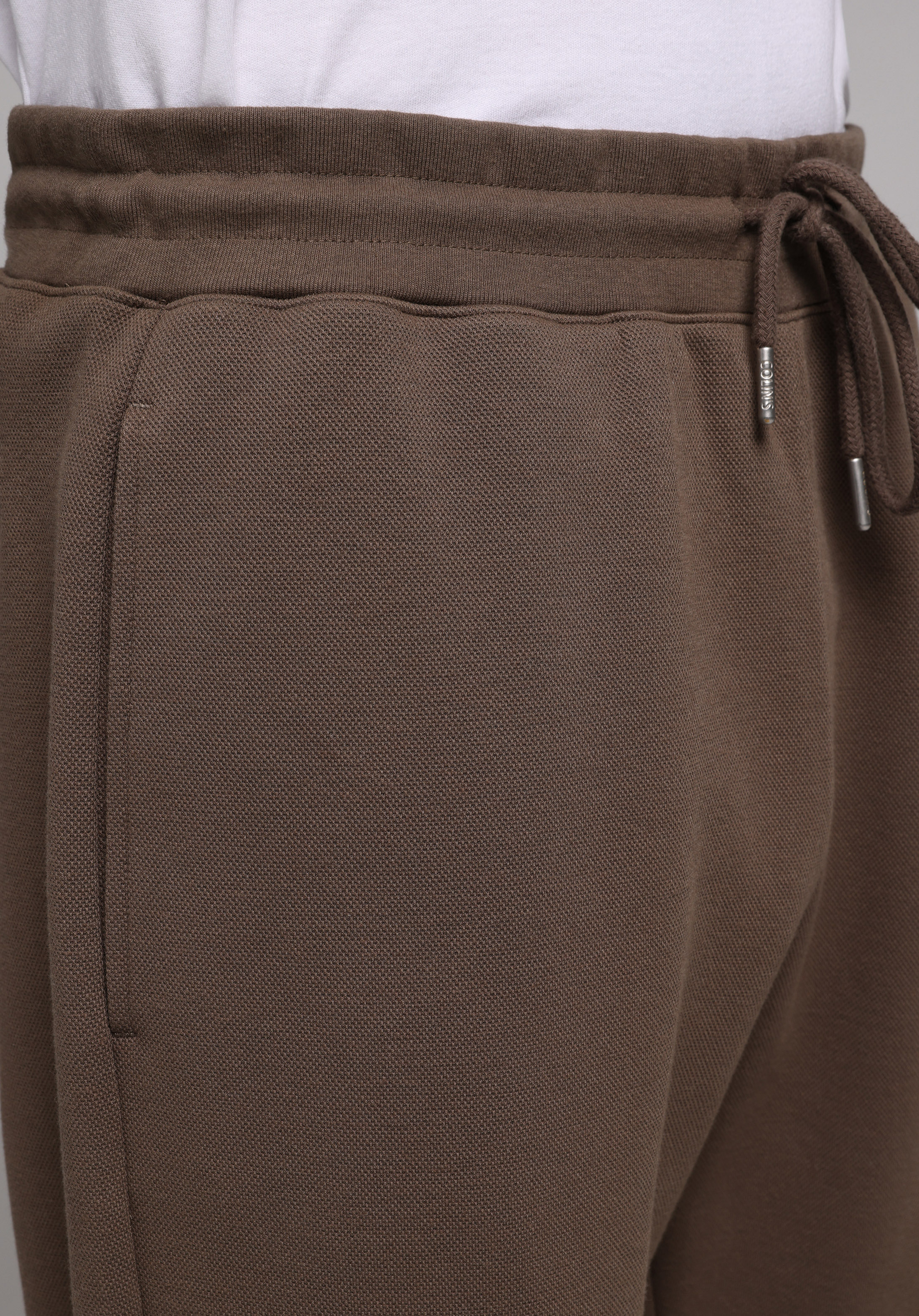 Regular Fit Orta Bel Düz Erkek Gri Eşofman Altı