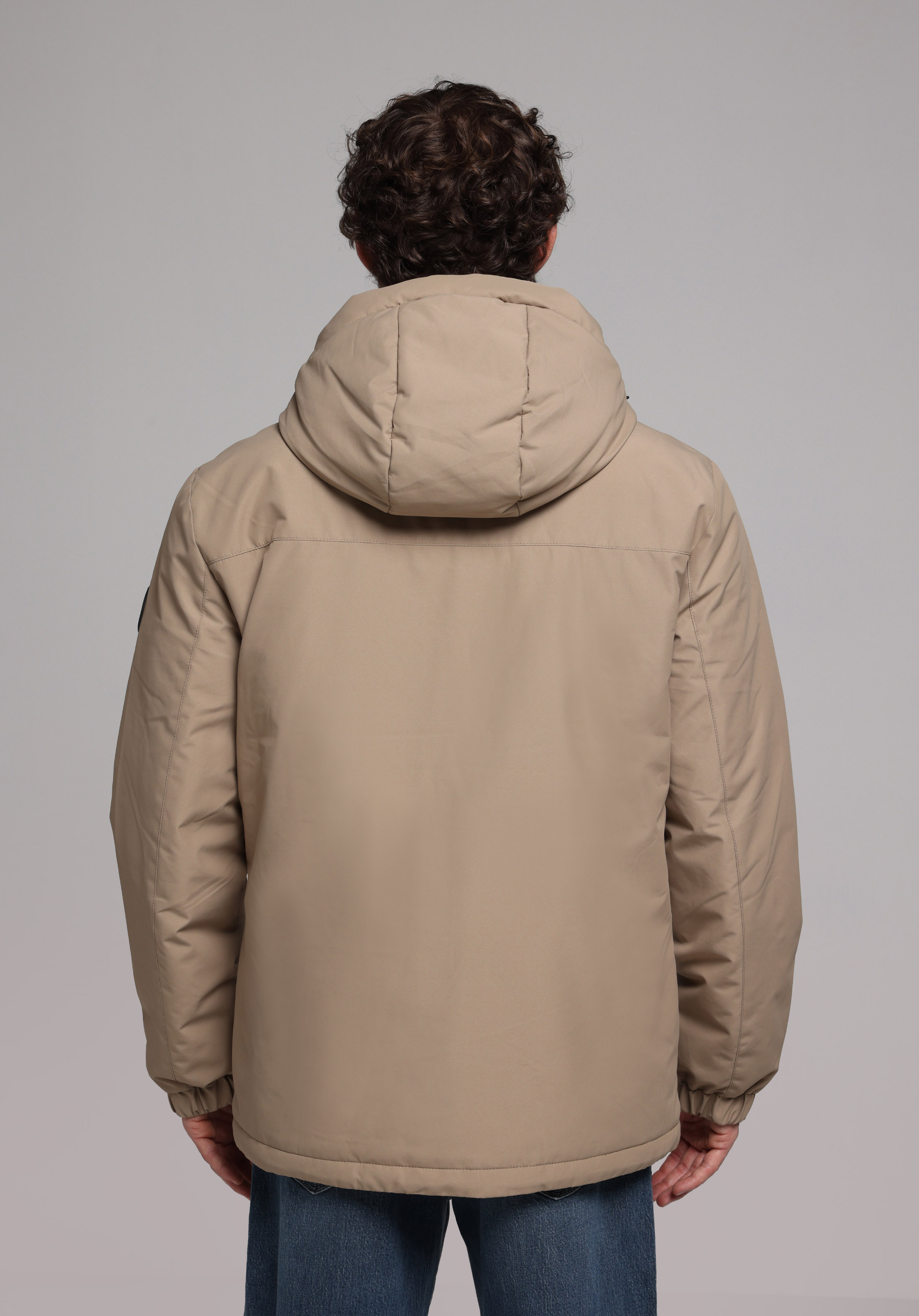 Regular Fit     Erkek Bej Mont