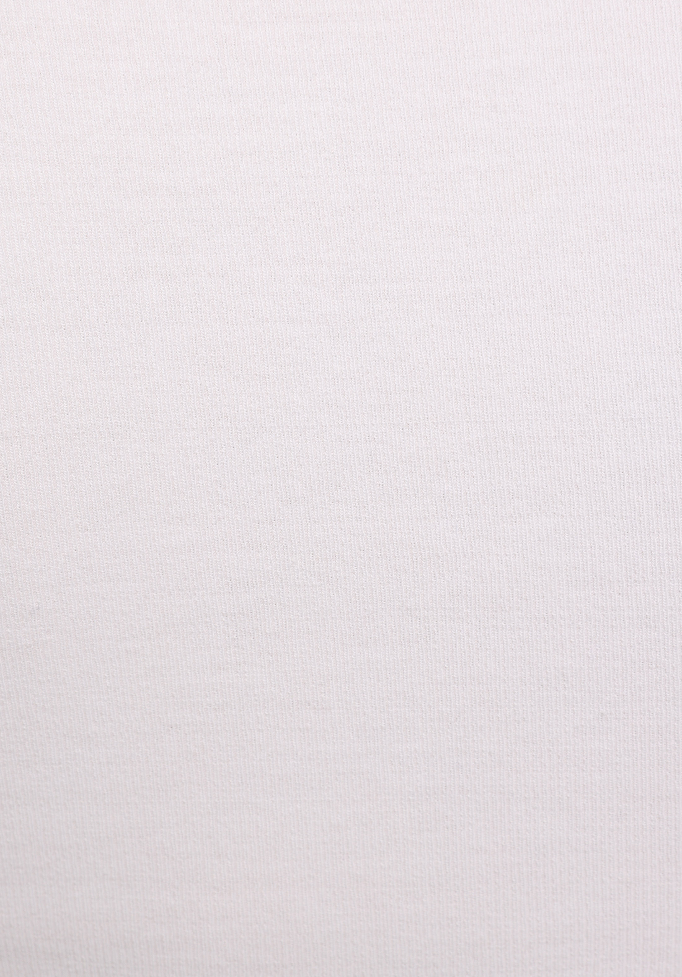 Slim Fit Yuvarlak Yaka Düz Kadın Beyaz Uzun Kol Tişört