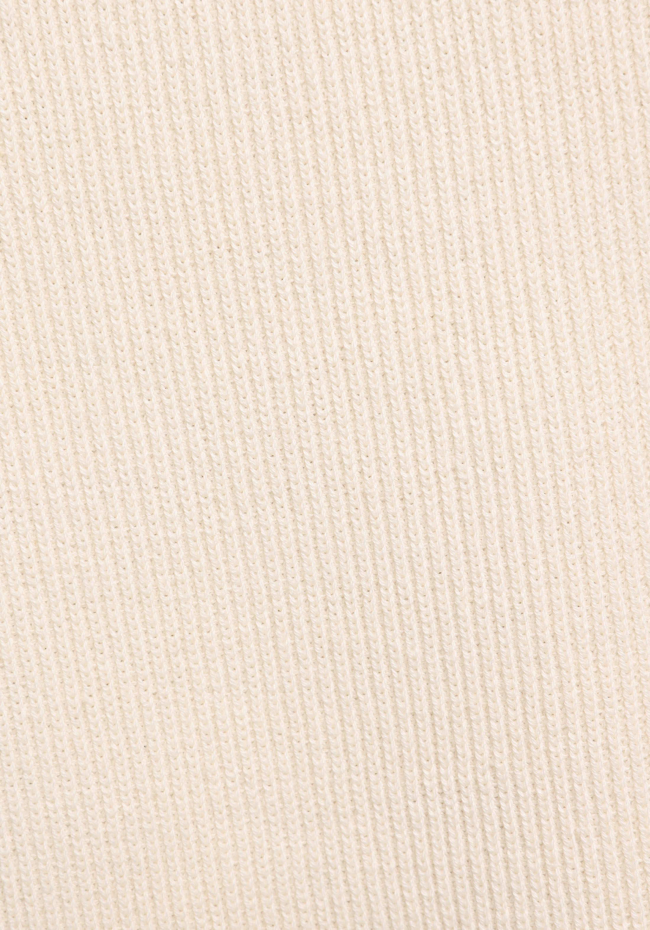 Regular Fit Polo Yaka Jakarlı Erkek Bej Kazak