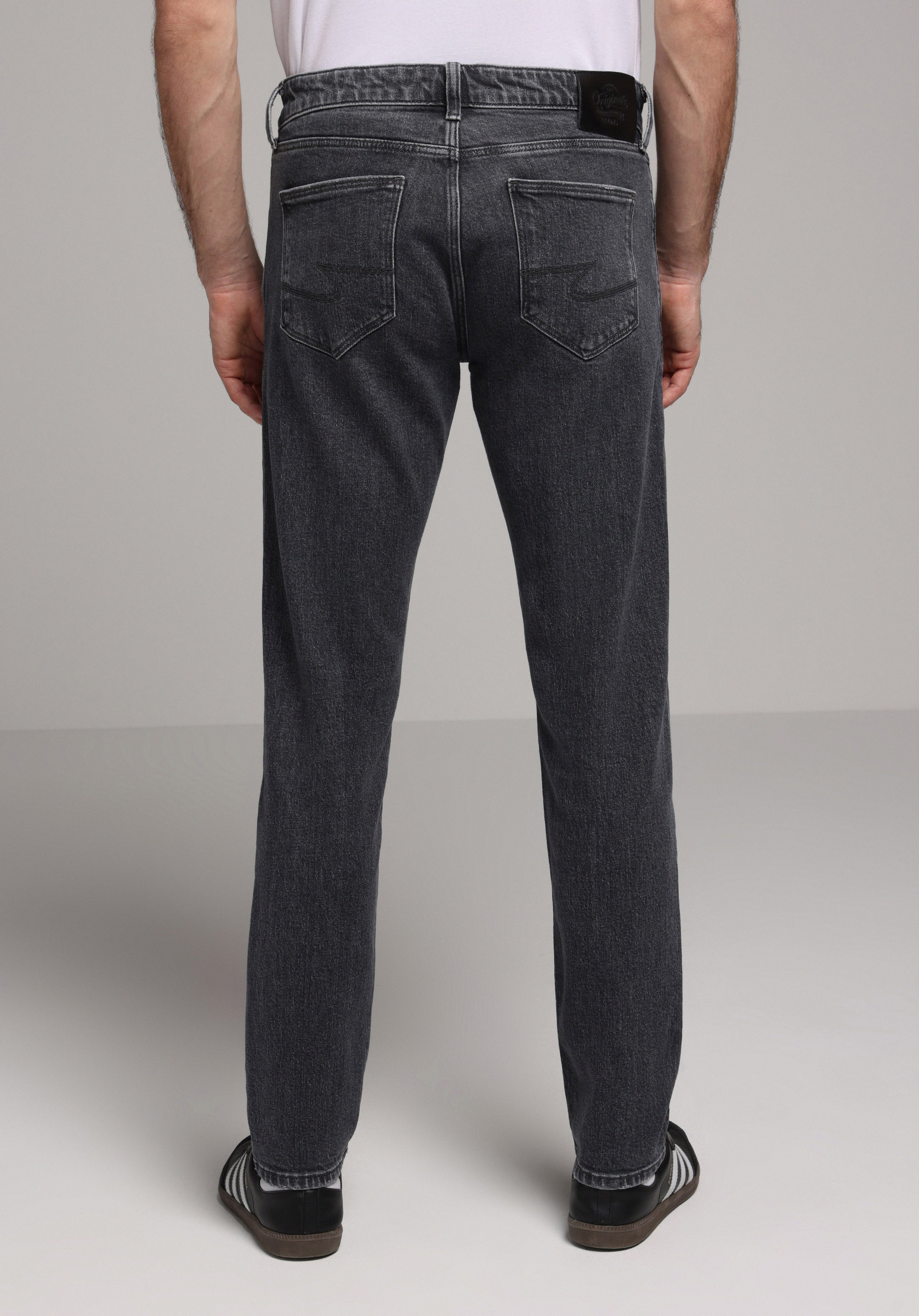 Slim Fit   Erkek Antrasit Jean Pantolon