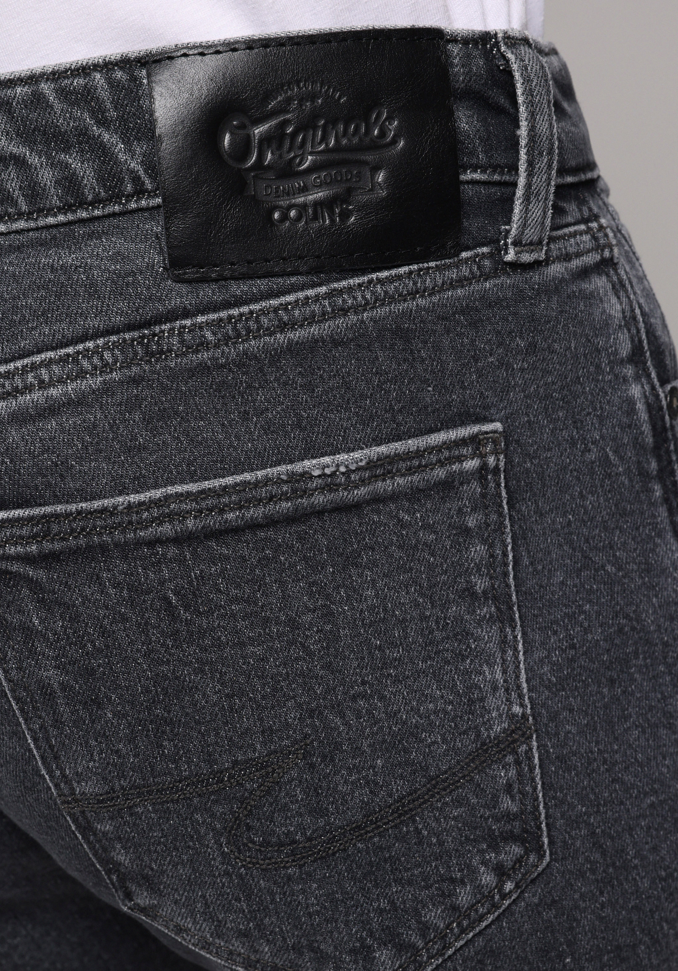 Slim Fit   Erkek Antrasit Jean Pantolon