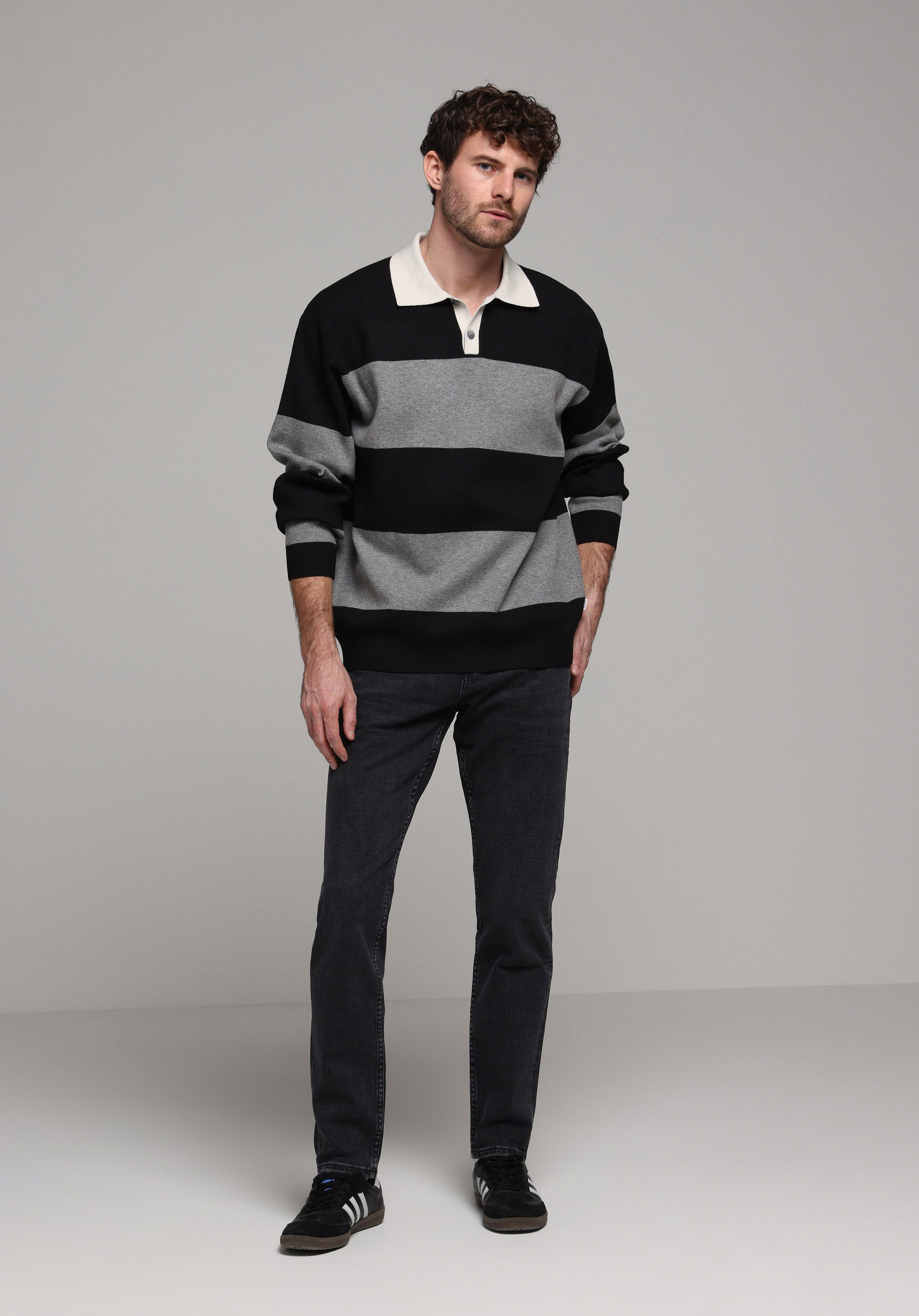 Straight Fit   Erkek Siyah Jean Pantolon