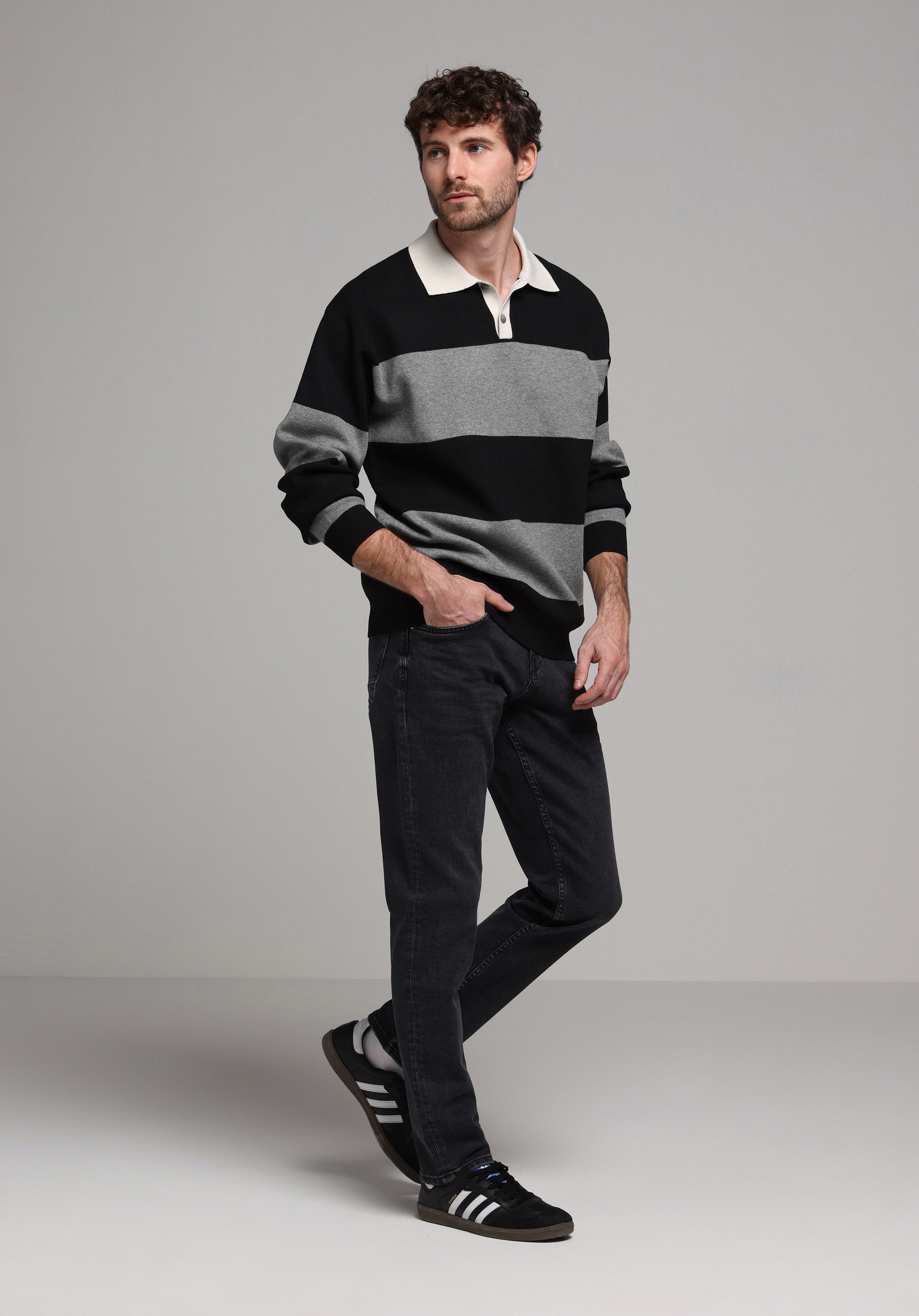 Straight Fit   Erkek Siyah Jean Pantolon