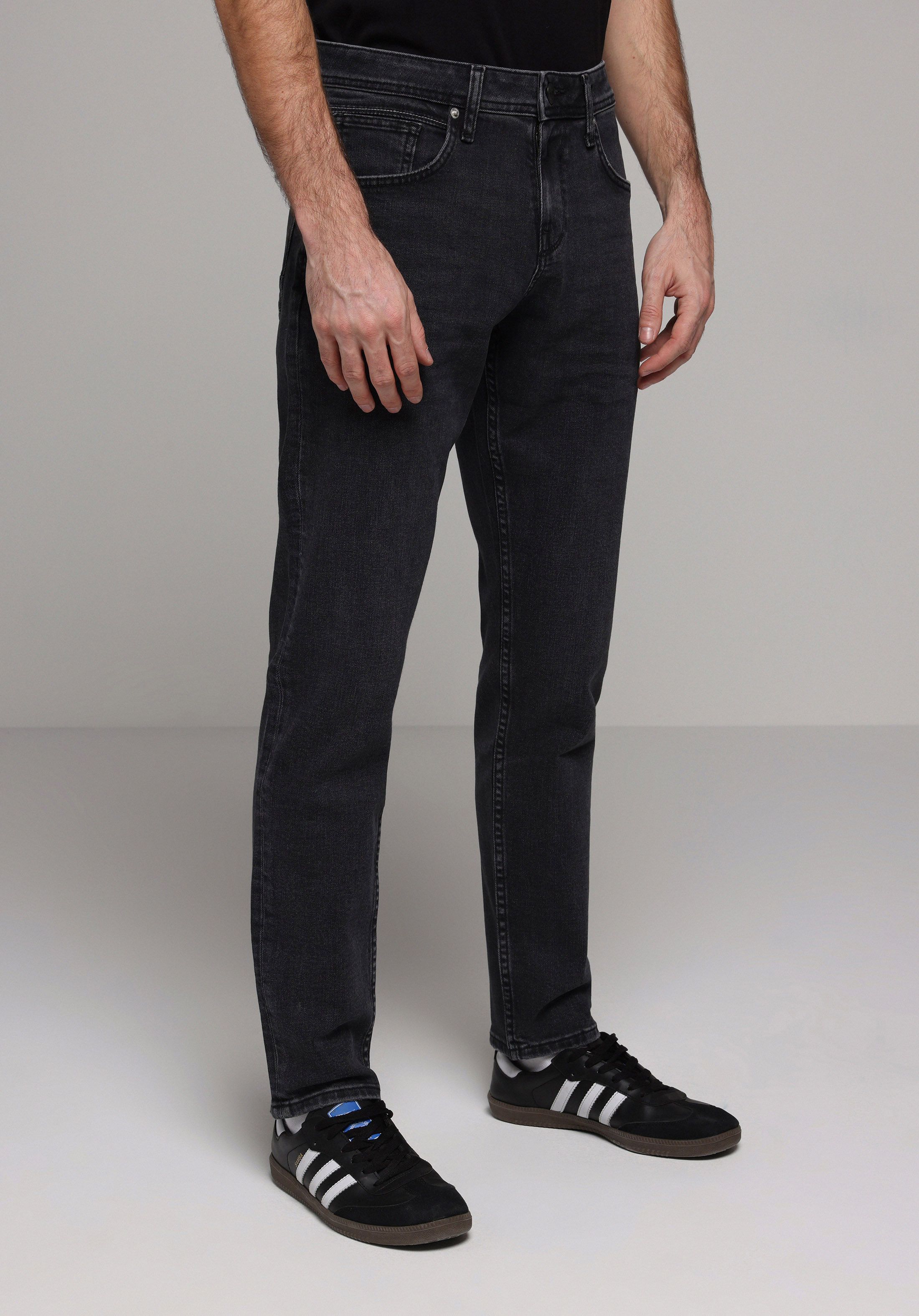 Straight Fit   Erkek Siyah Jean Pantolon