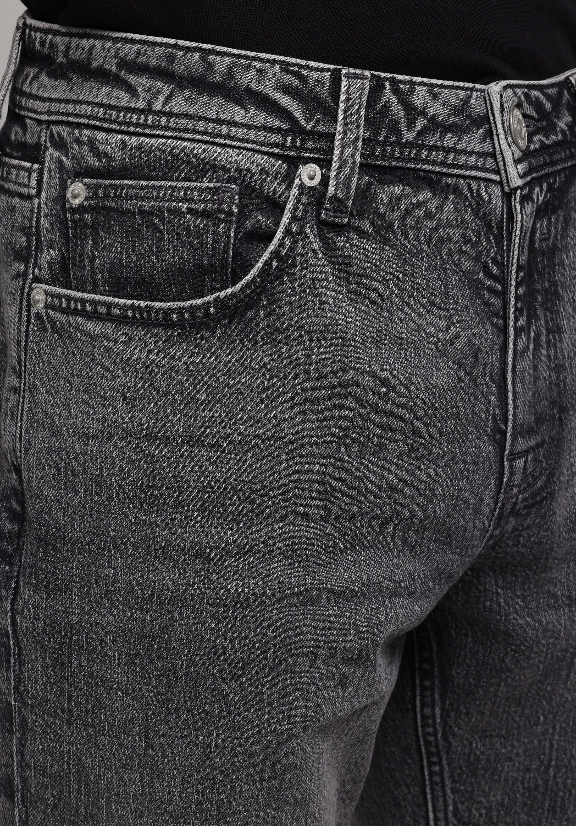 Regular Fit   Erkek Grey Denim Jean Pantolon