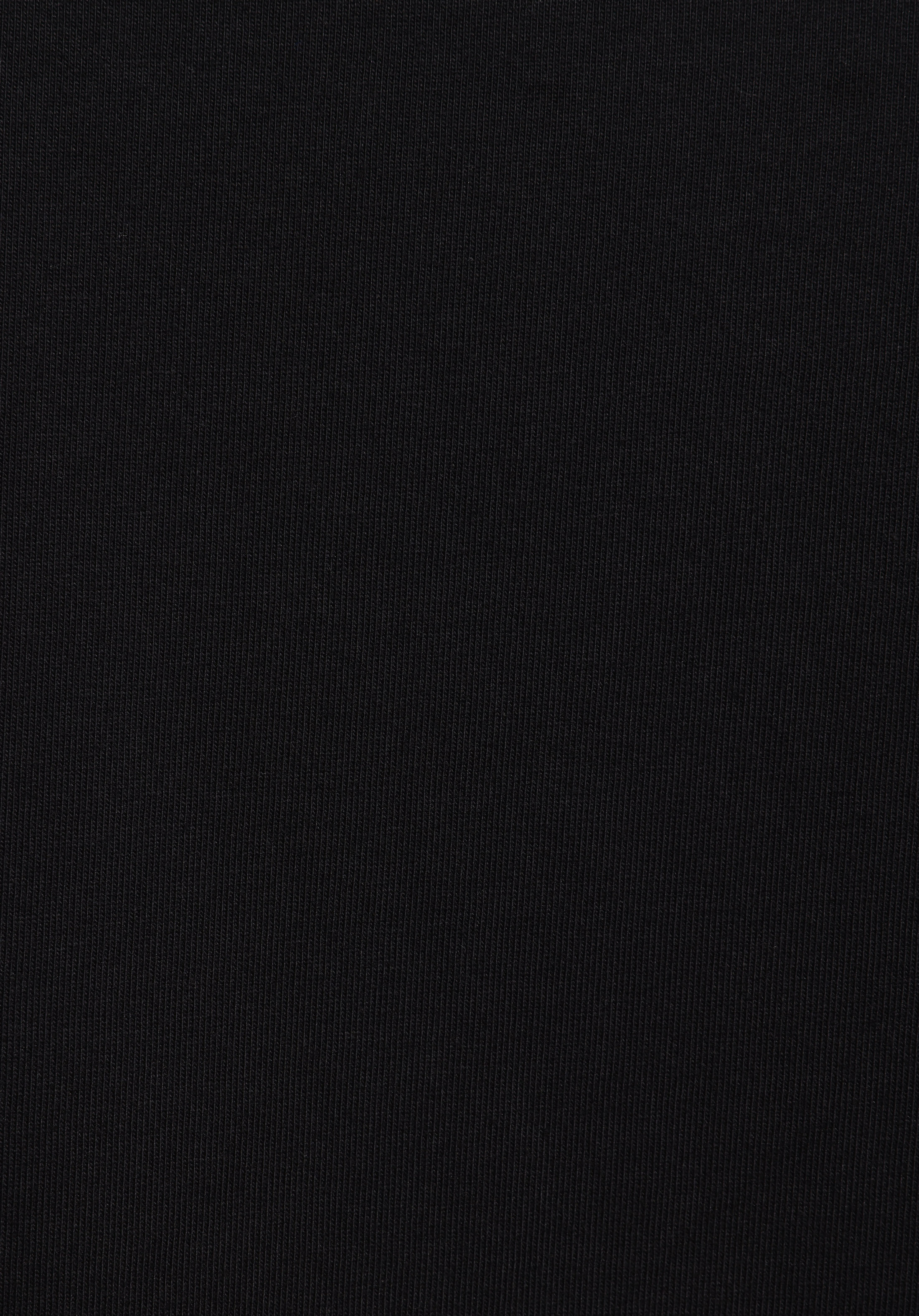 Oversize Fit Yuvarlak Yaka Düz Erkek Siyah Kısa Kol Tişört