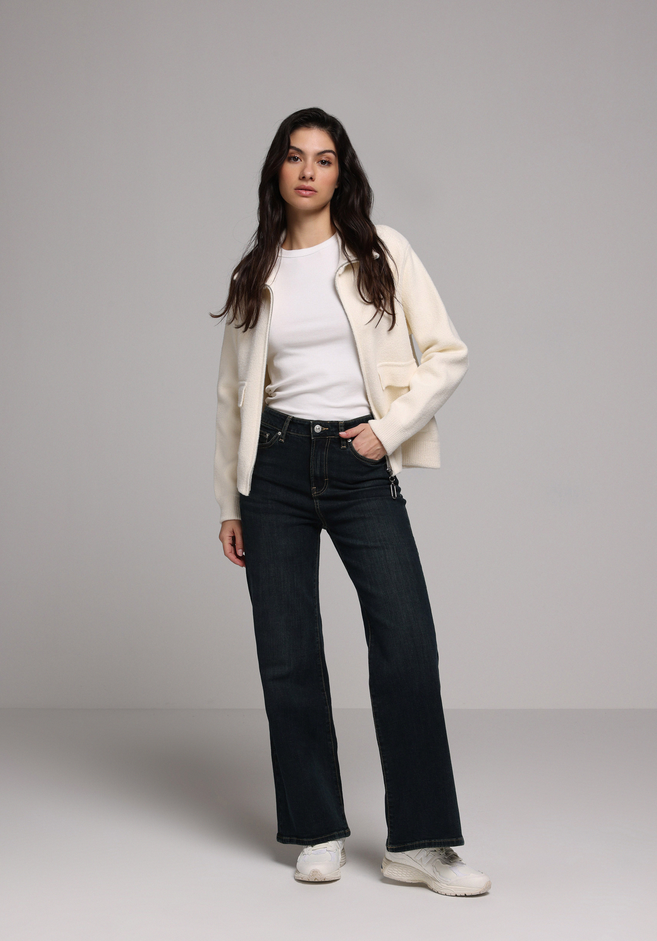 Regular Fit   Kadın Koyu İndigo Jean Pantolon