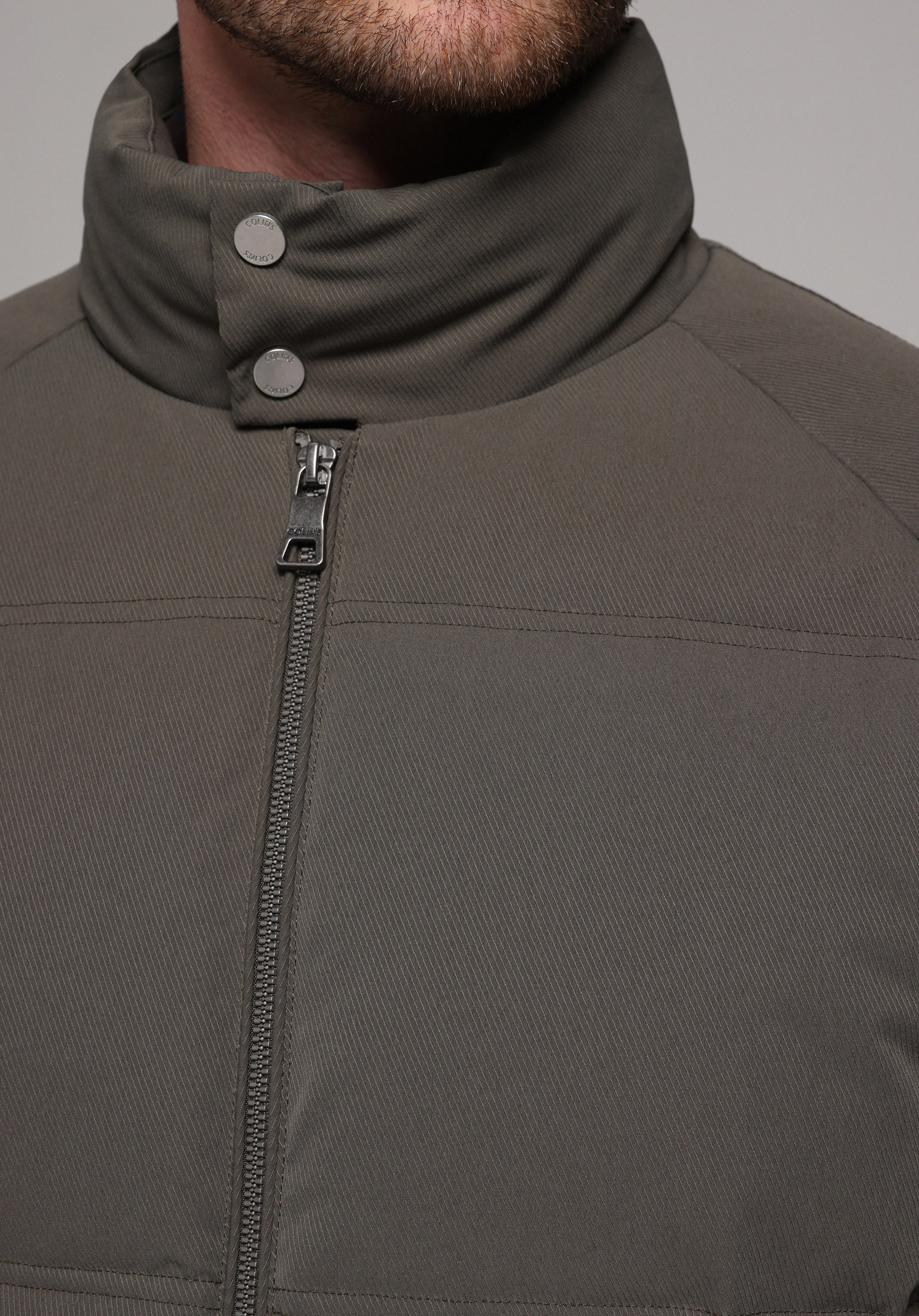 Regular Fit     Erkek Yeşil Mont