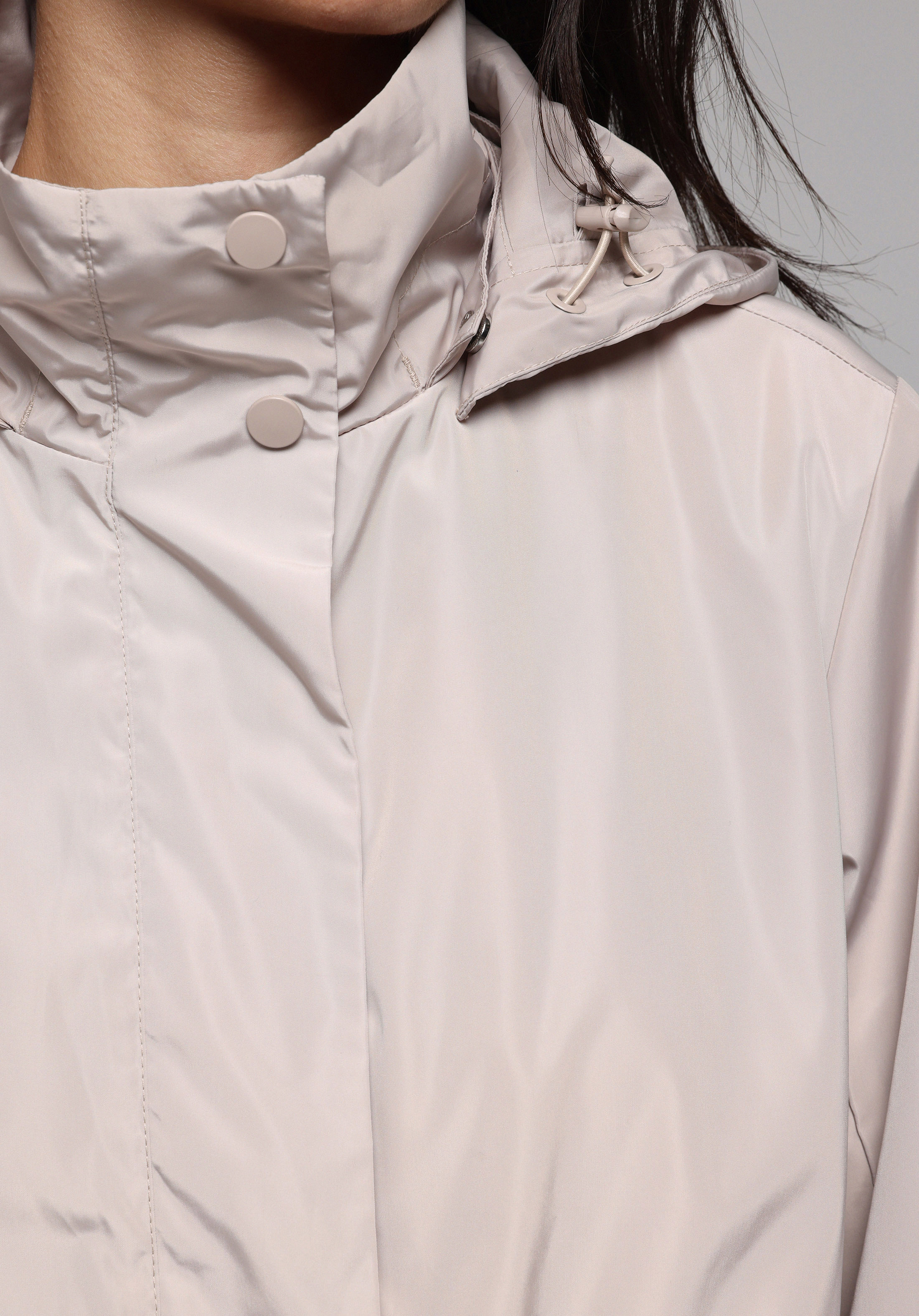 Regular Fit     Kadın Bej Yağmurluk