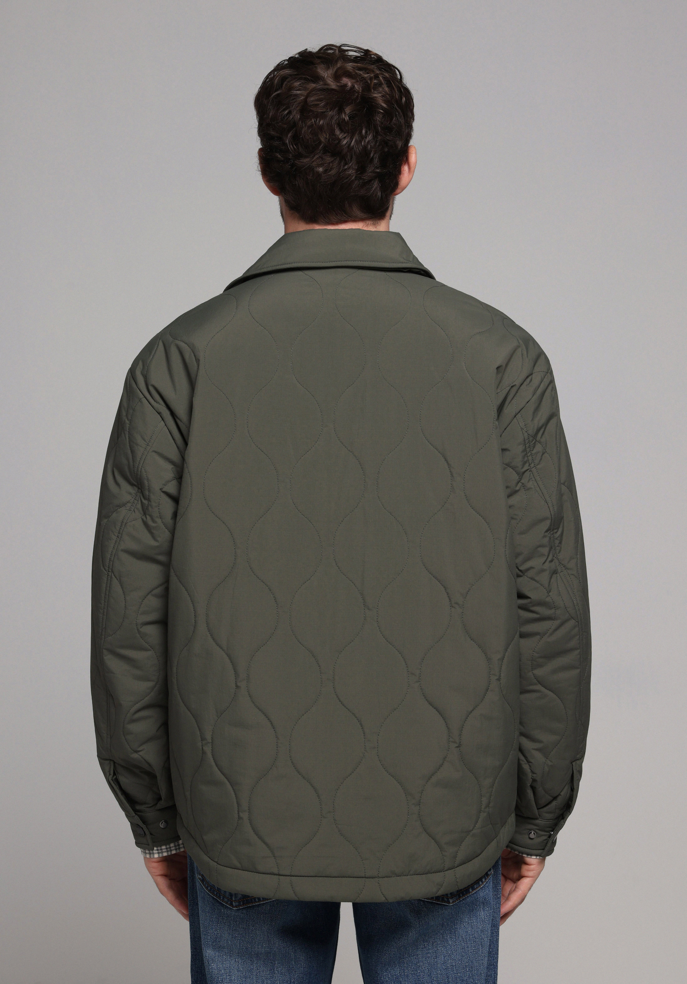 Oversize Fit     Erkek  Mont