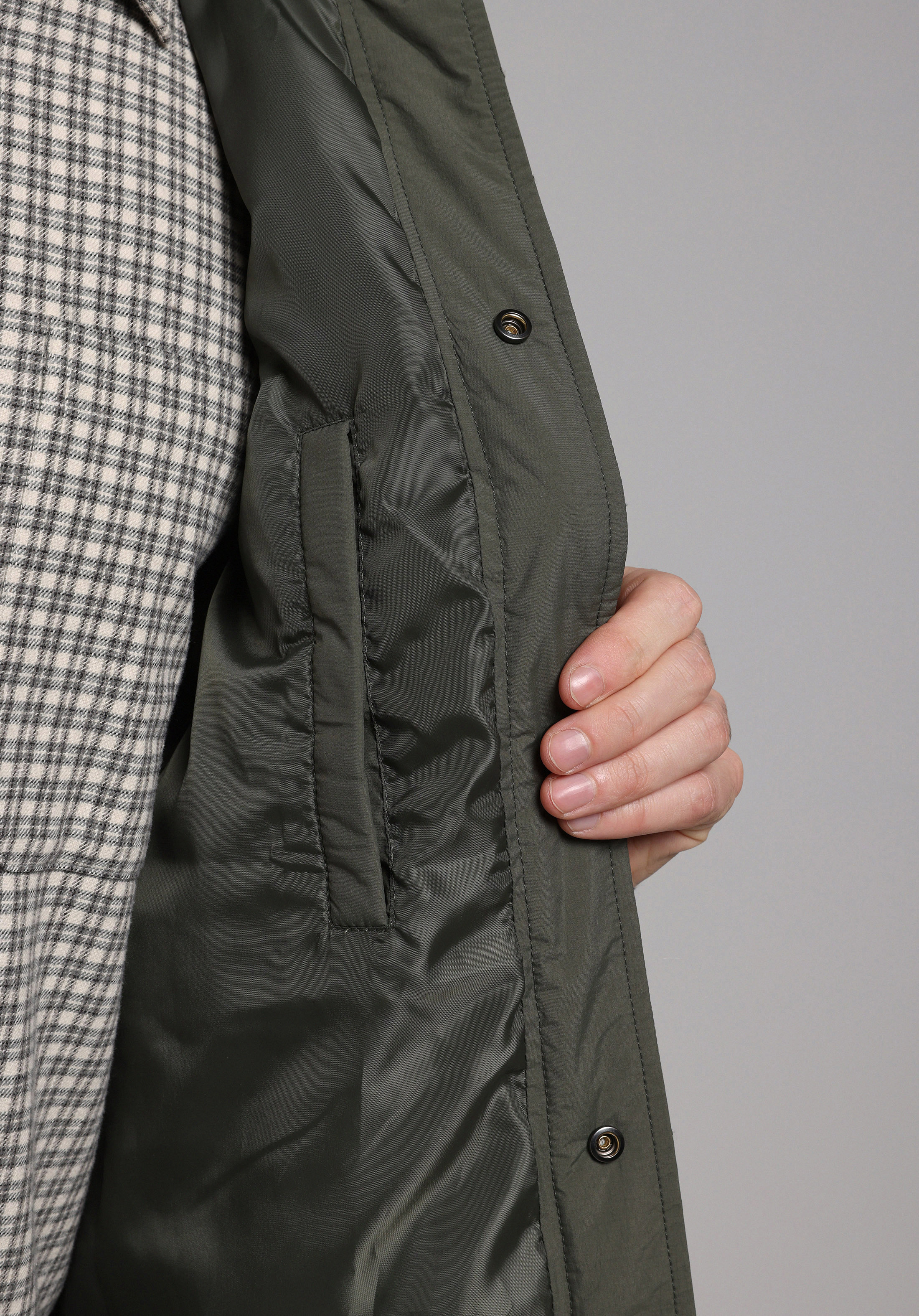 Oversize Fit     Erkek  Mont