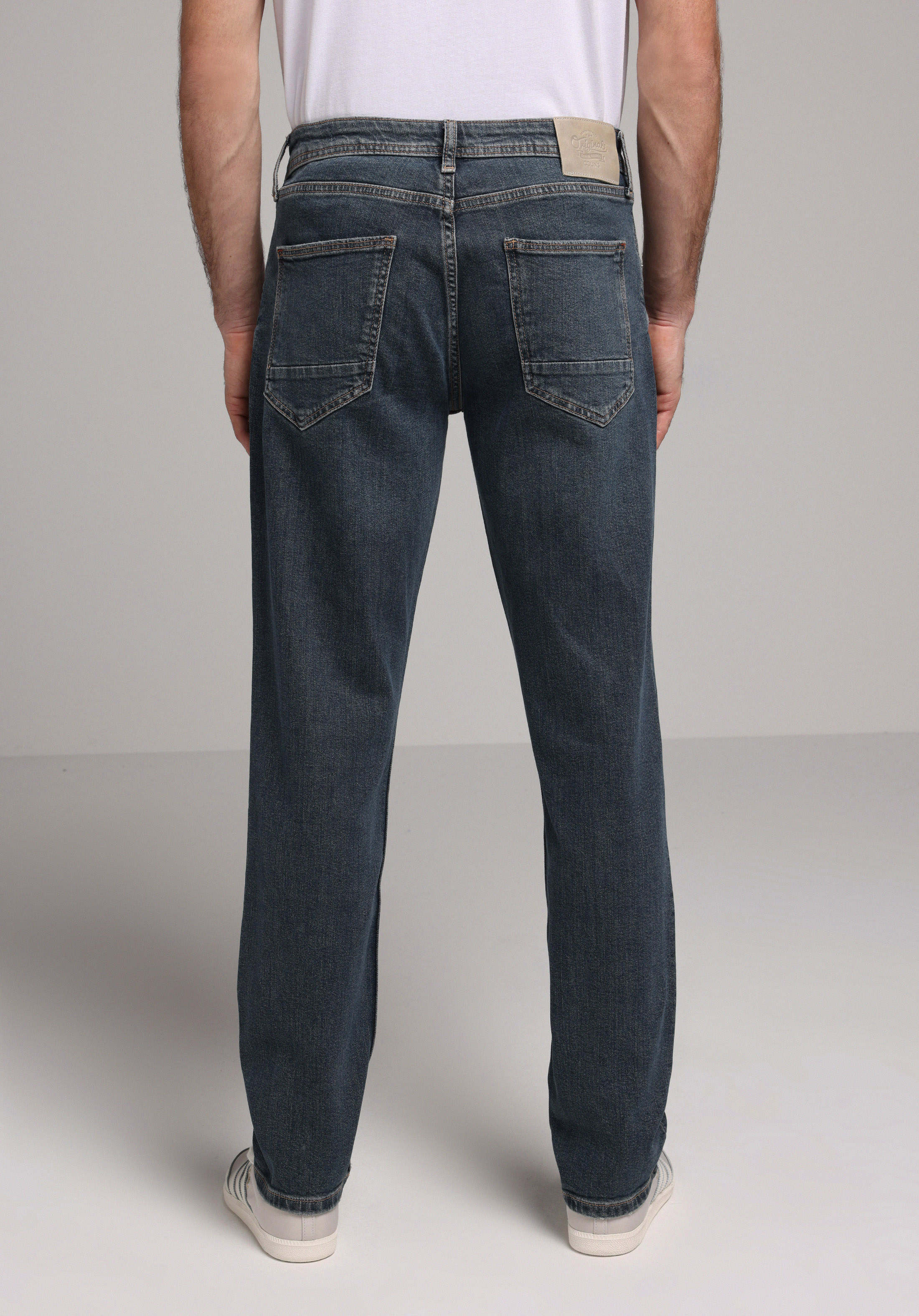 Straight Fit   Erkek Koyu İndigo Jean Pantolon