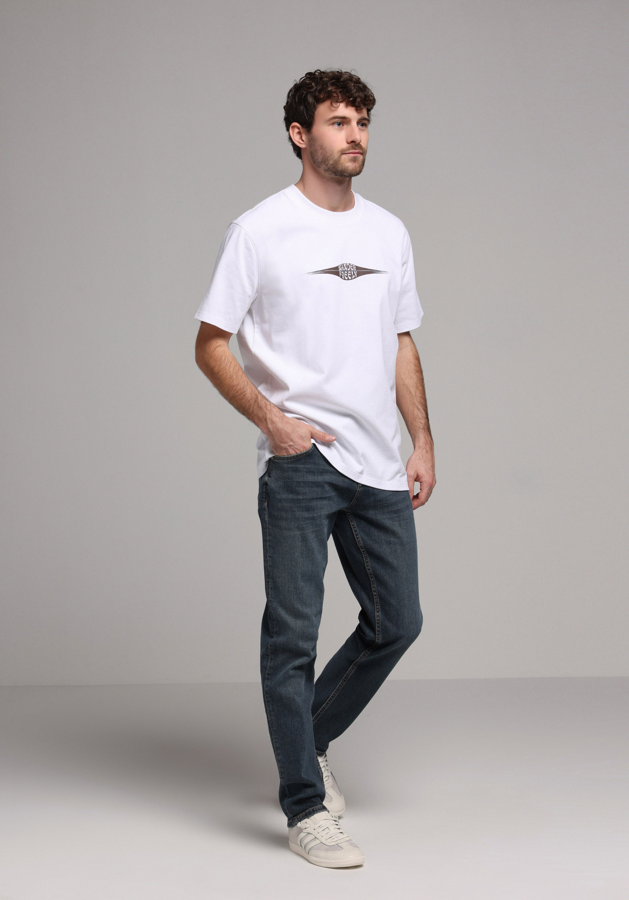 Straight Fit   Erkek Koyu İndigo Jean Pantolon