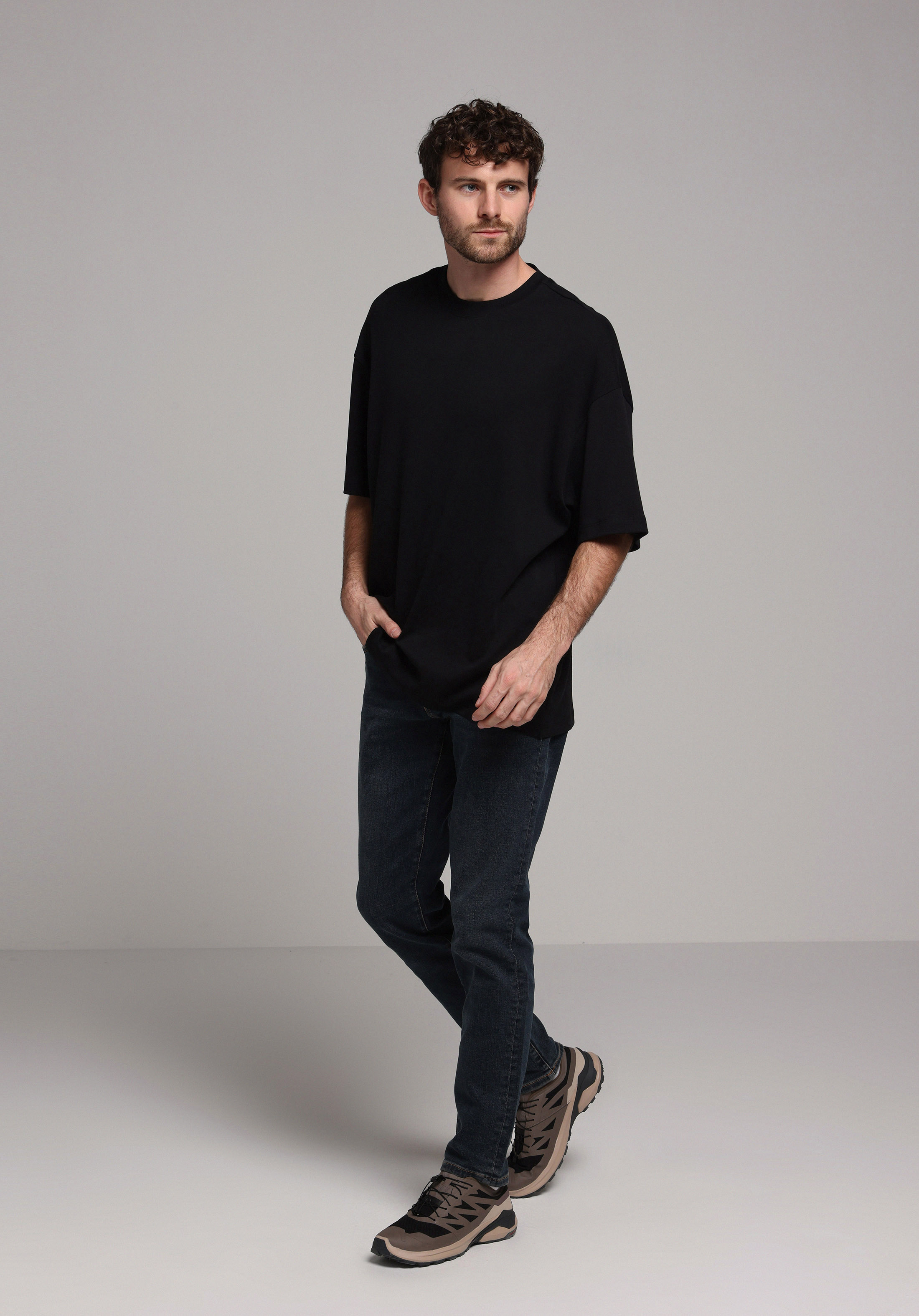 Slim Fit   Erkek Lacivert Jean Pantolon