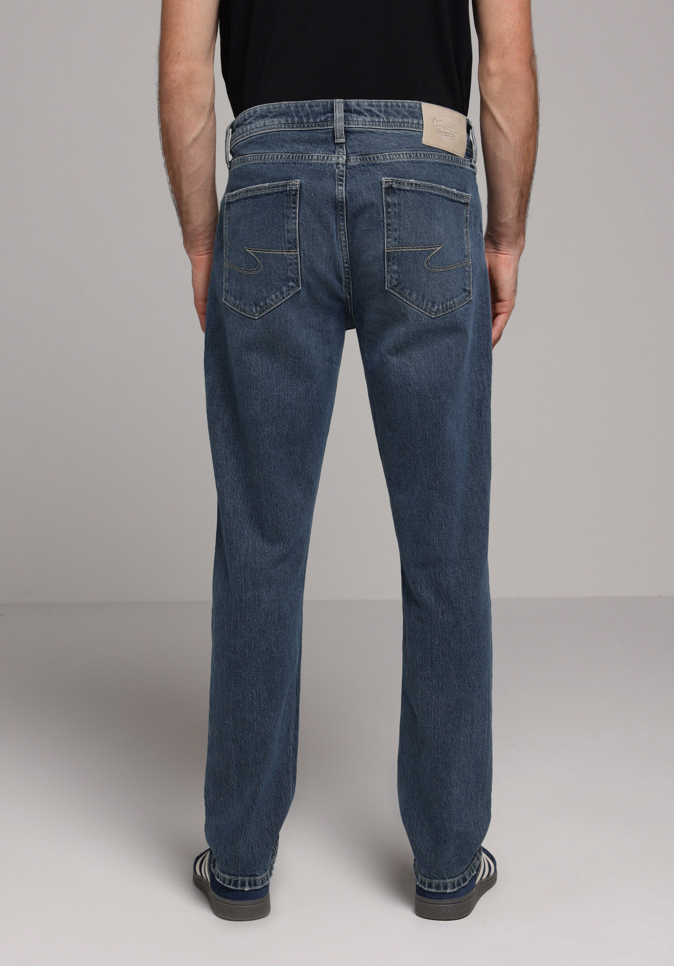 Regular Fit   Erkek Koyu İndigo Jean Pantolon