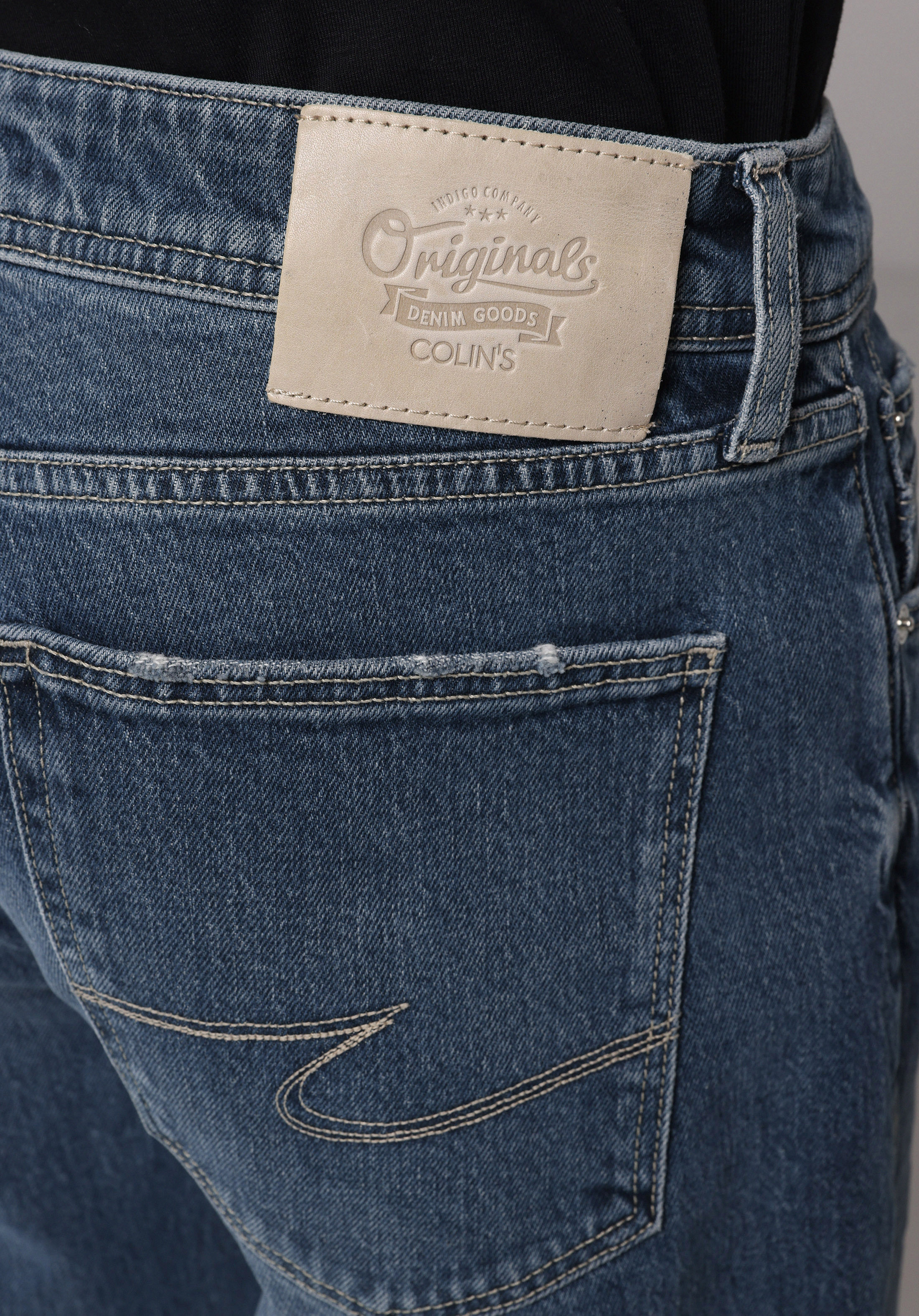Regular Fit   Erkek Koyu İndigo Jean Pantolon