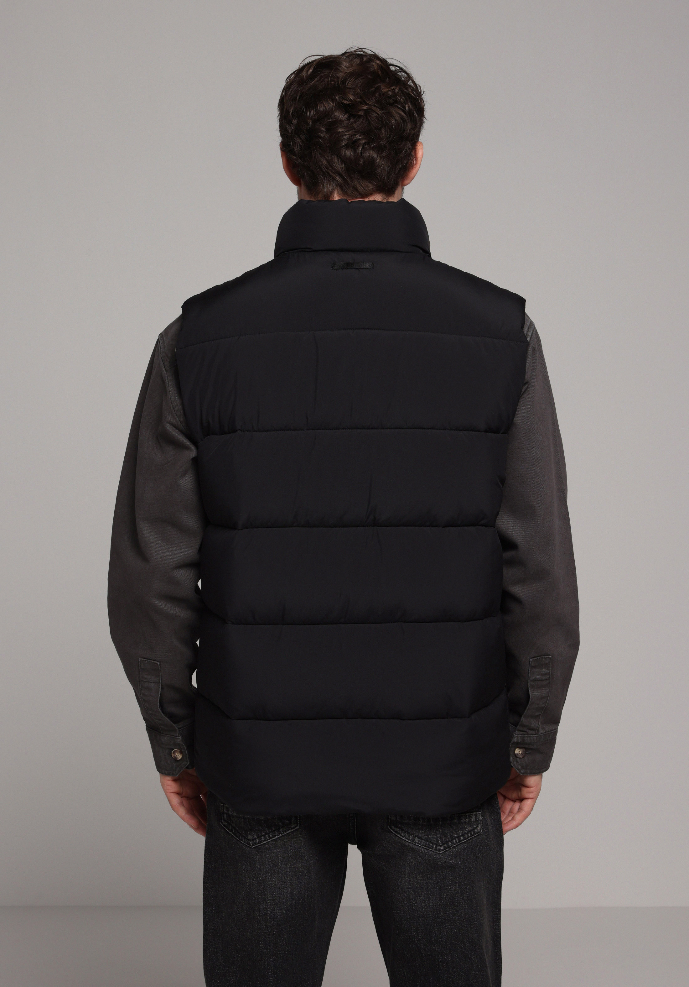 Regular Fit     Erkek Siyah Yelek