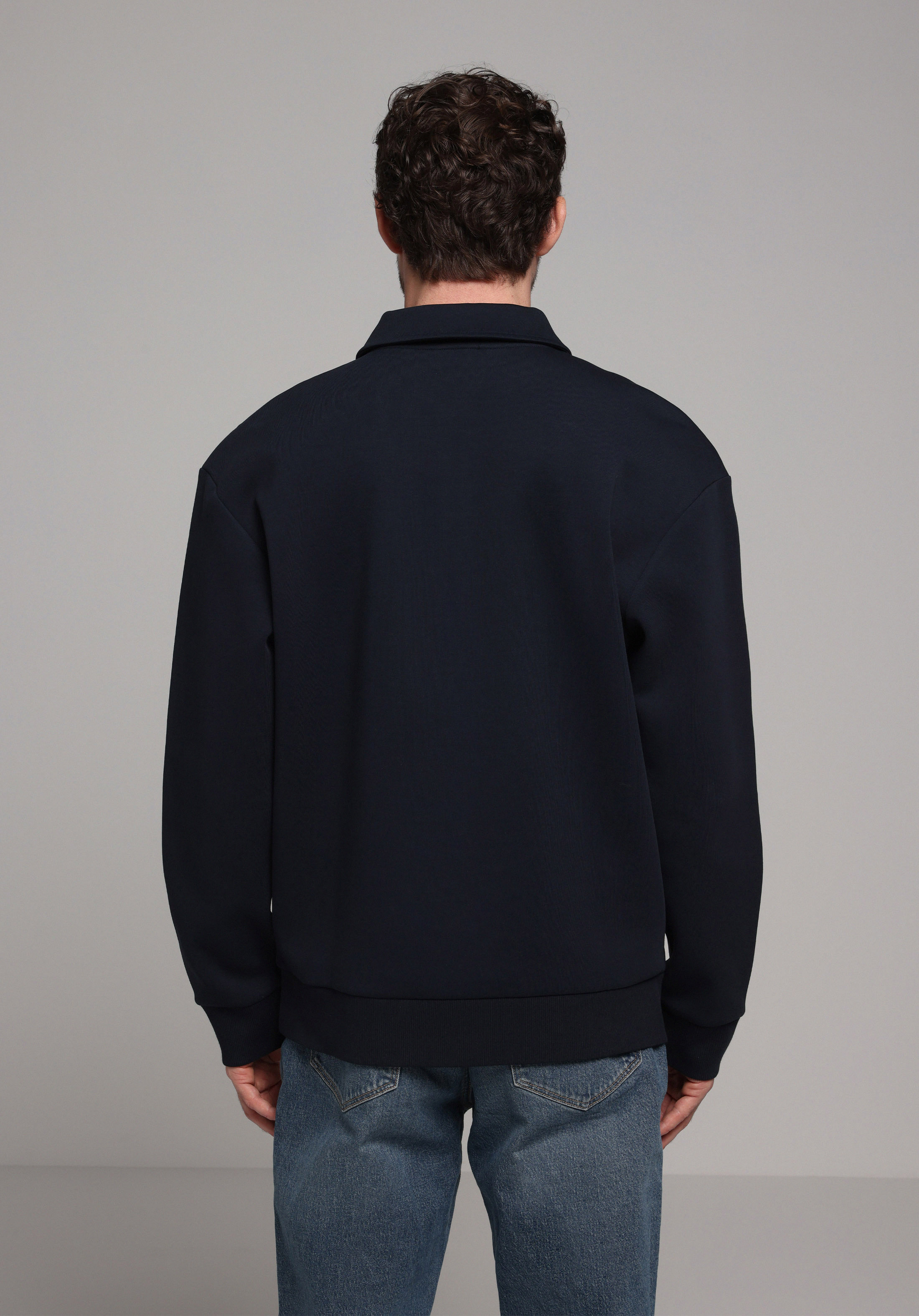 Comfort Fit   Erkek Lacivert Sweatshirt