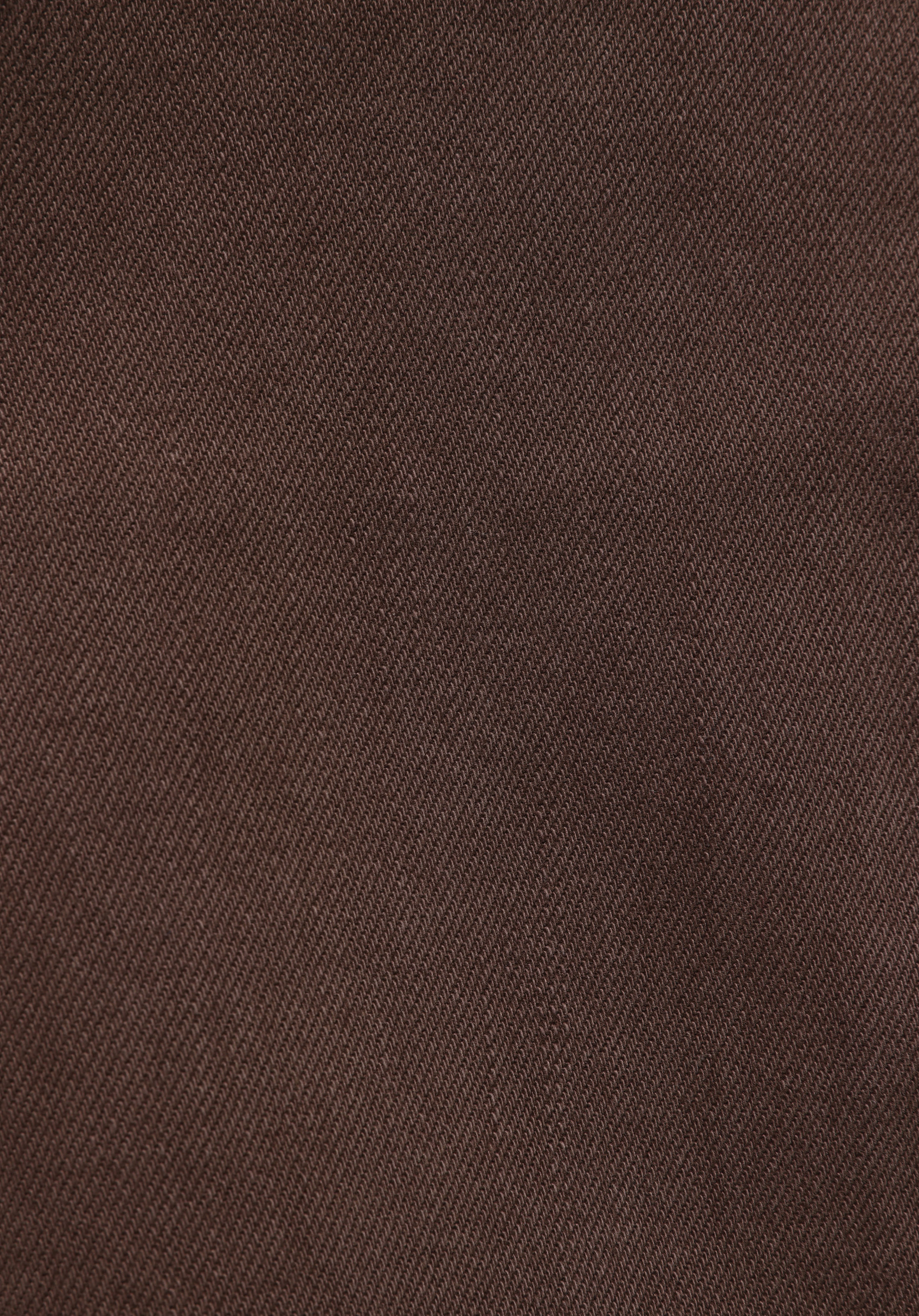 Regular Fit Orta Bel Düz Paça Erkek Kahverengi  Pantolon